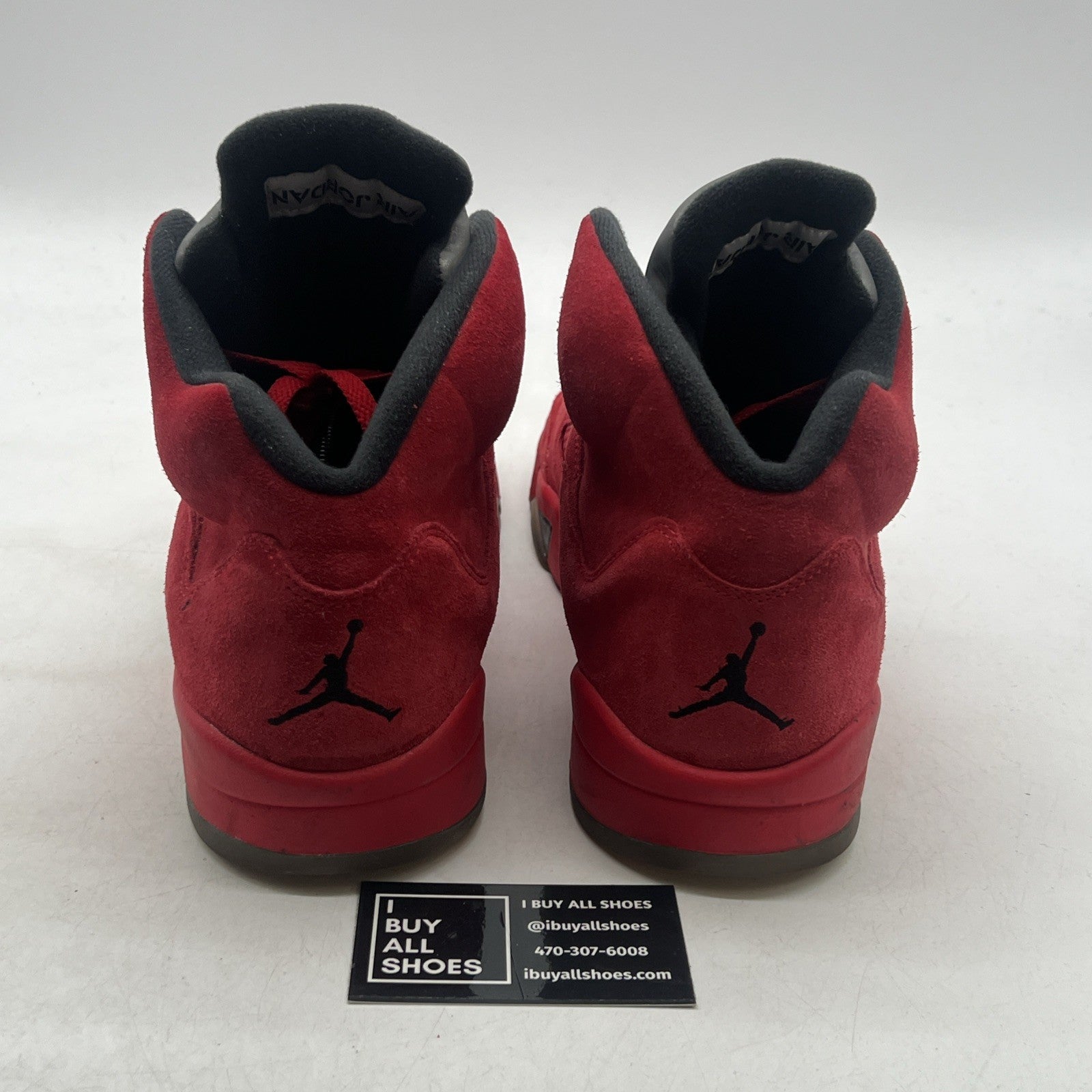 Size 13 - Air Jordan 5 Retro Red Suede (136027-602)