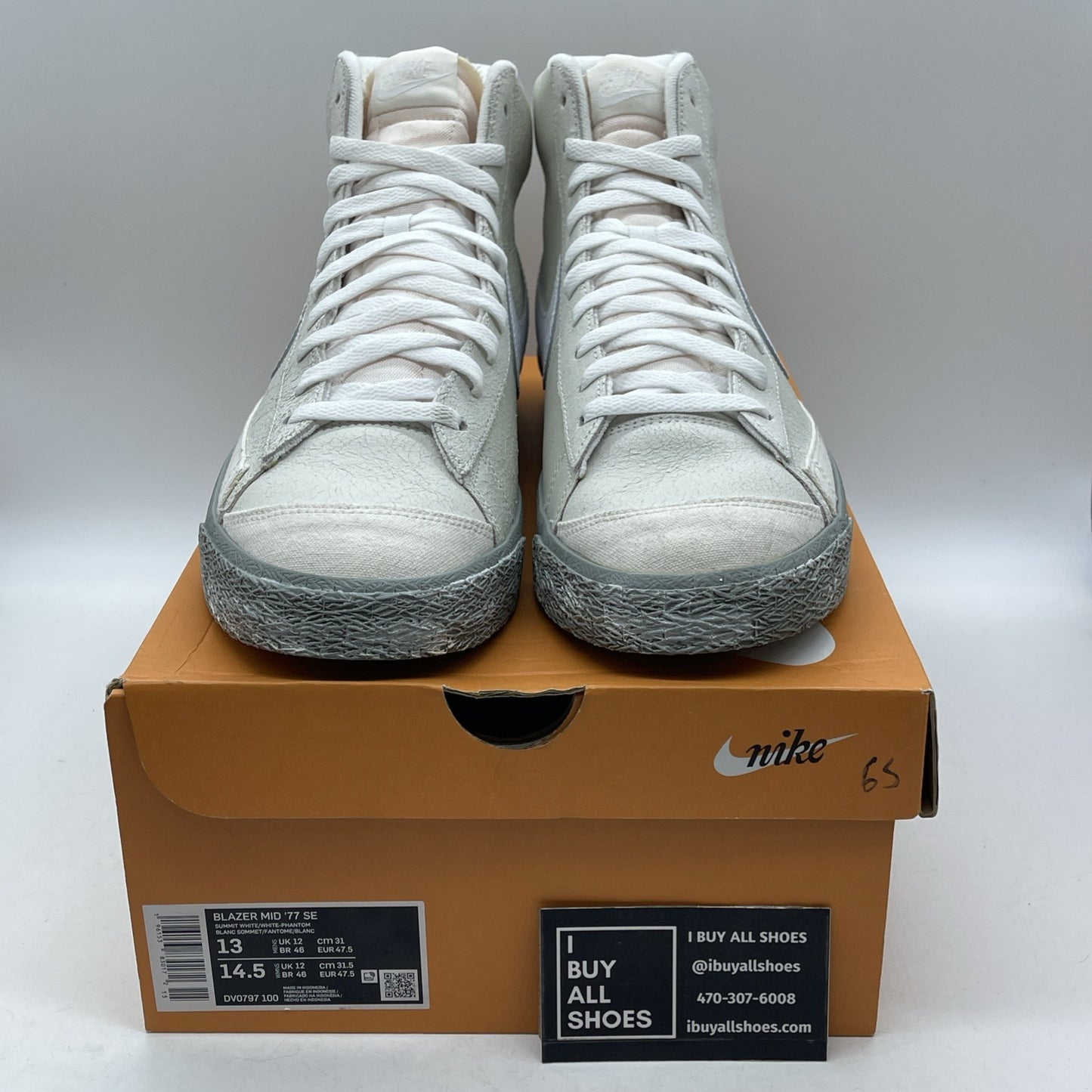 Size 13 - Nike Blazer '77 EMB Mid All-Star - Salt Flats (DV0797-100)