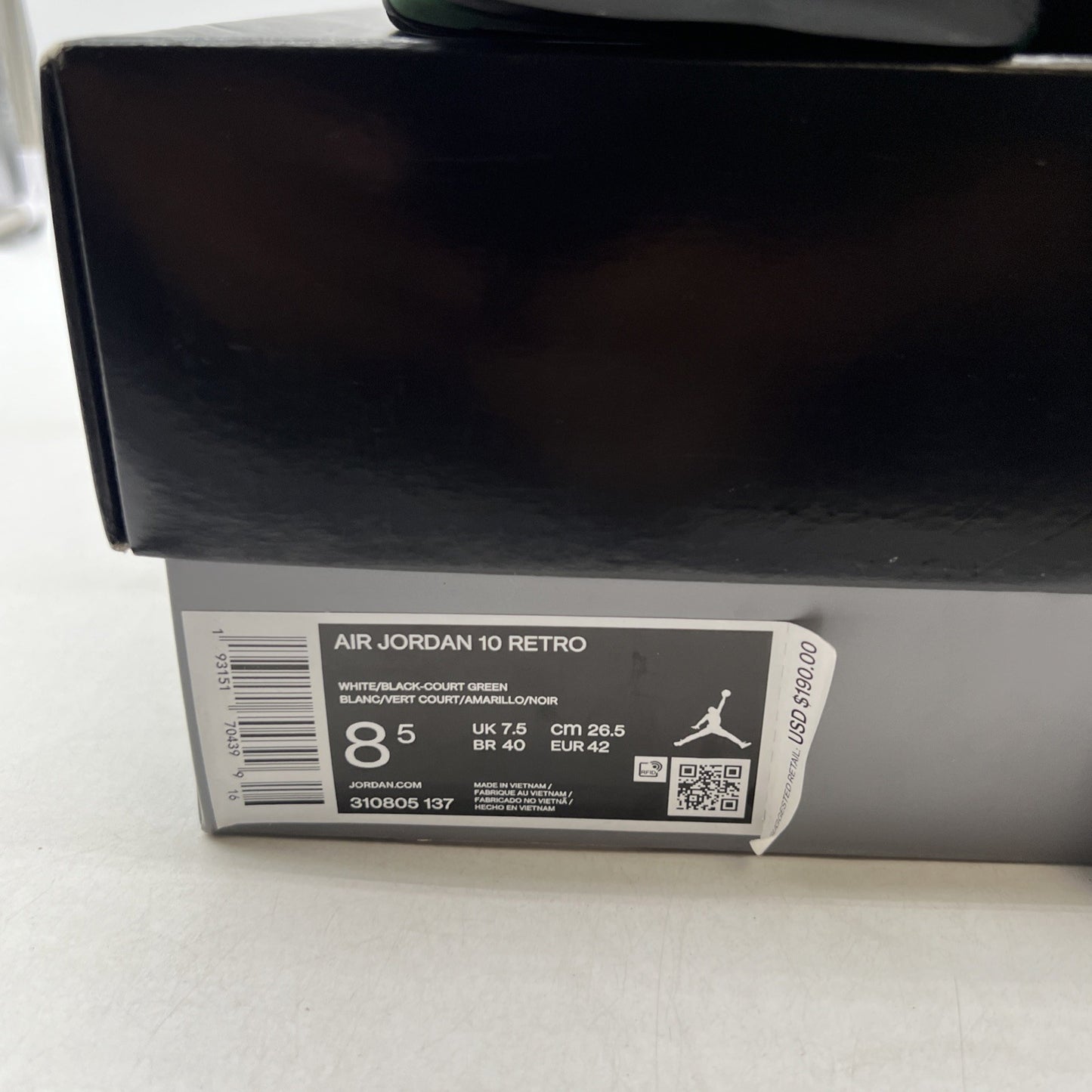 Size 8.5 - Air Jordan 10 Retro 2019 Seattle (310805-137)