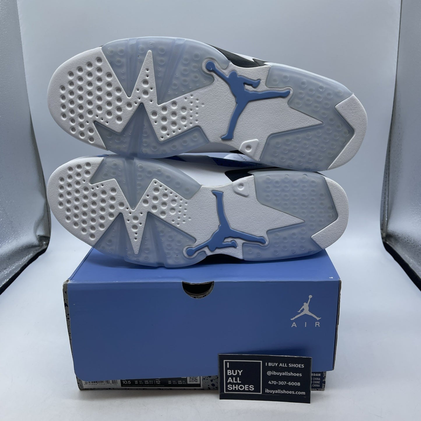 Size 10.5 - Air Jordan 6 Retro Mid UNC Home (CT8529-410).