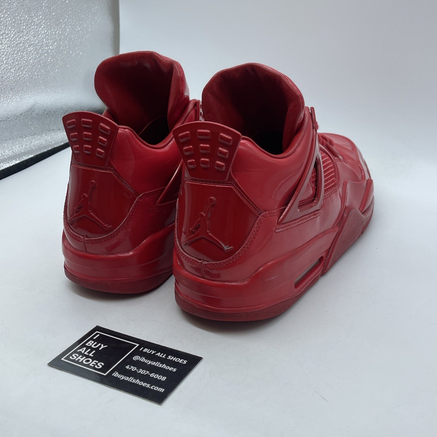Size 12 - Air Jordan 4 Retro 11Lab4 Red Leather (719864-600)