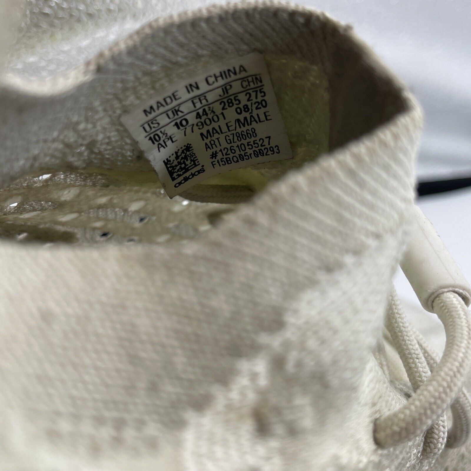 Size 10.5 - adidas Yeezy Boost 380 Calcite Glow White Grey (GZ8668)