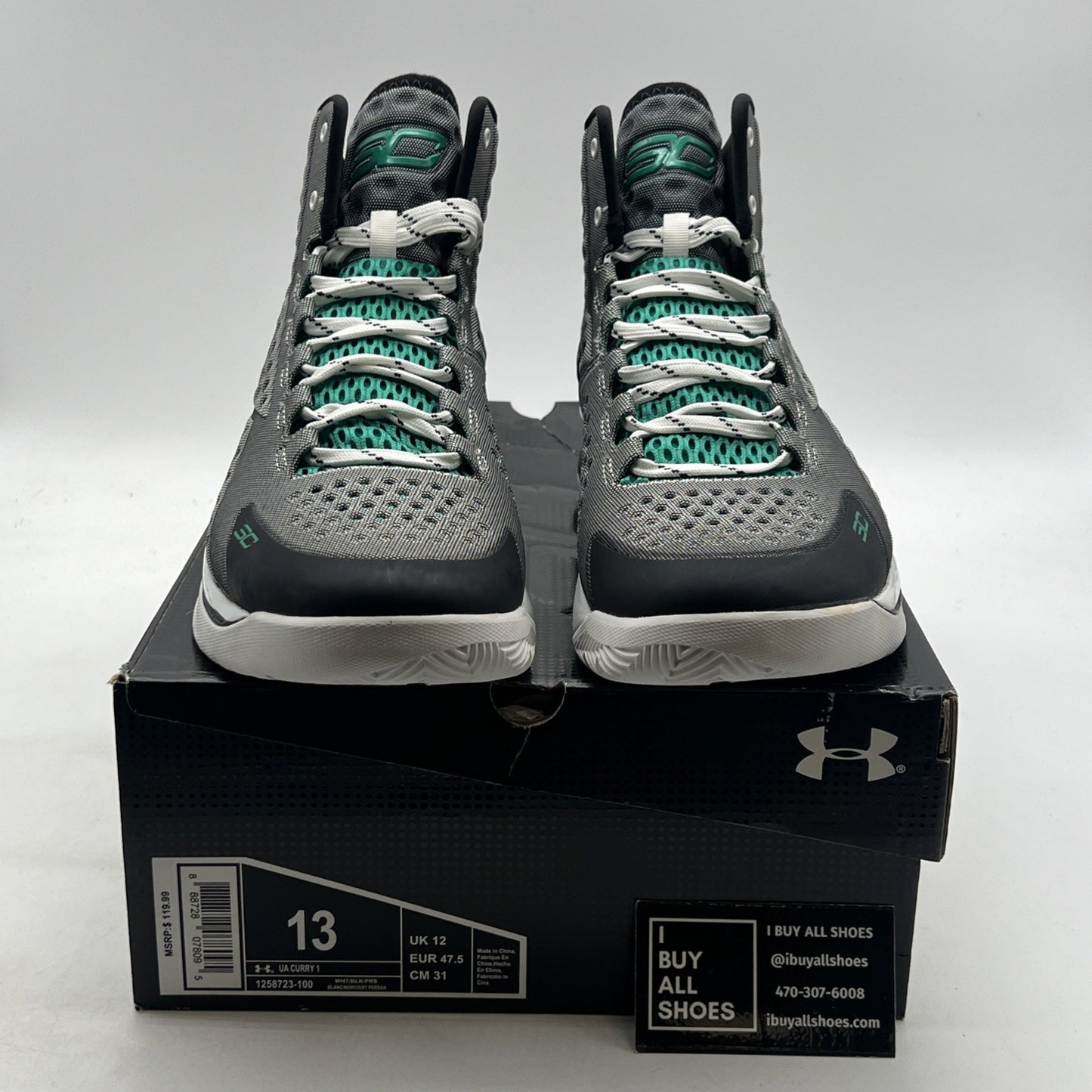Size 13 - Under Armour Curry 1 Golf (1258723-100)
