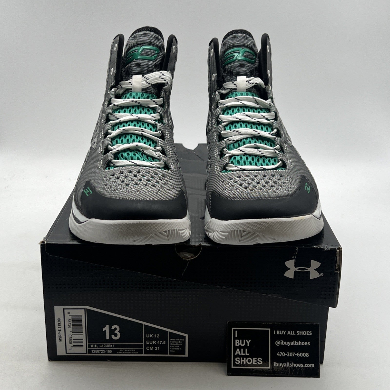 Size 13 - Under Armour Curry 1 Golf (1258723-100)