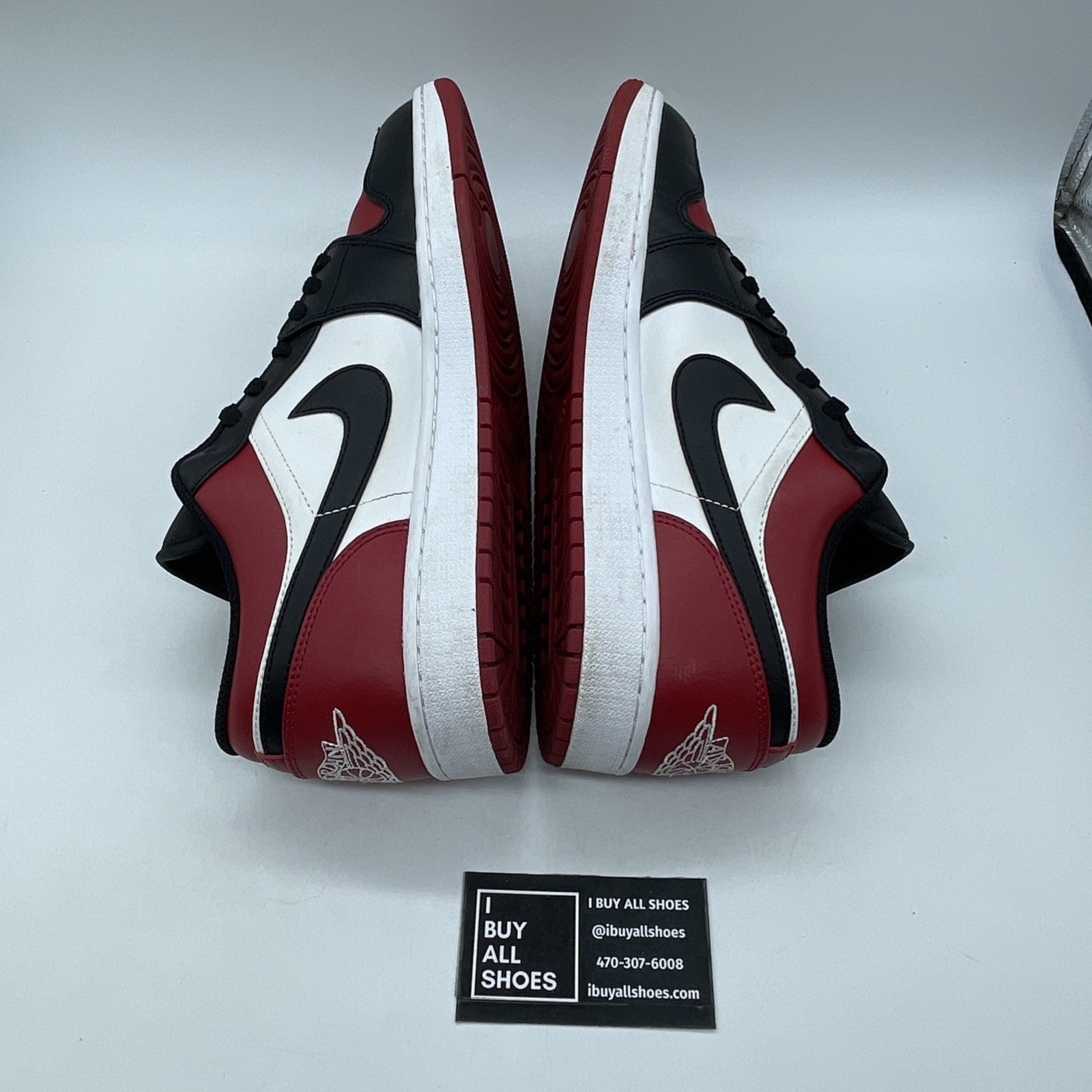 Size 11 - Air Jordan 1 Low Bred Toe (553558-612)