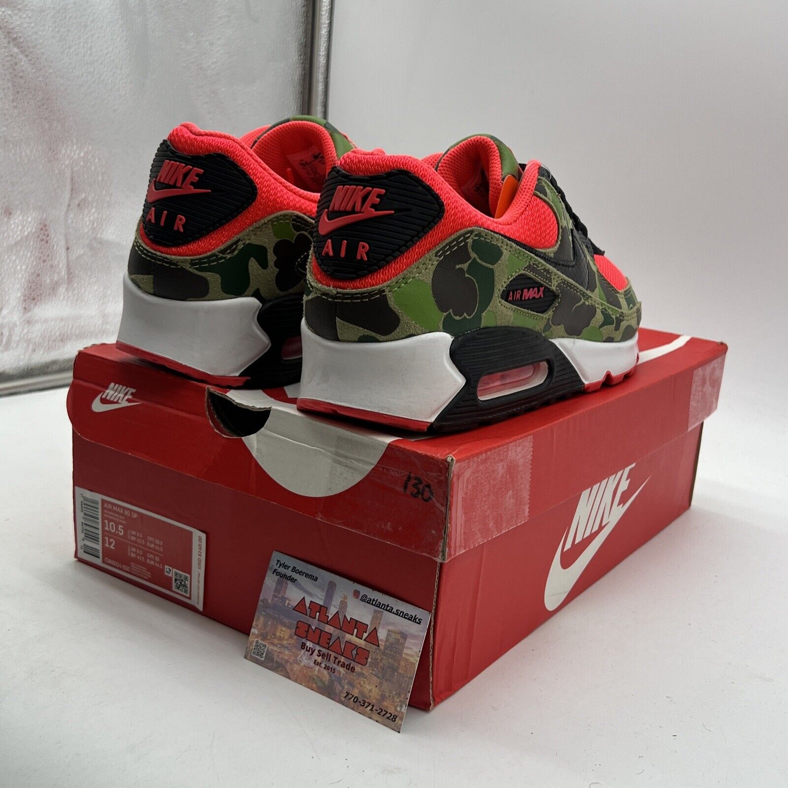 Size 10.5 - Nike Air Max 90 SP 2020 Reverse Duck Camo (CW6024-600)