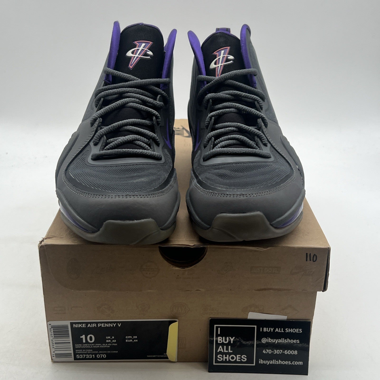 Size 10 - Nike Air Penny 5 Phoenix (537331-070)