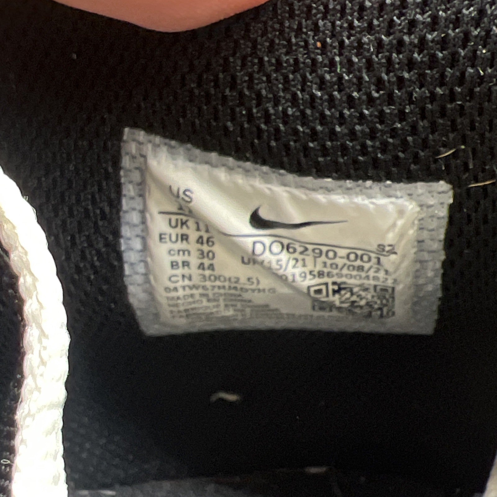 Size 12 - Nike Air Force 1 x Off-White Black 2022 (DO6290-001)