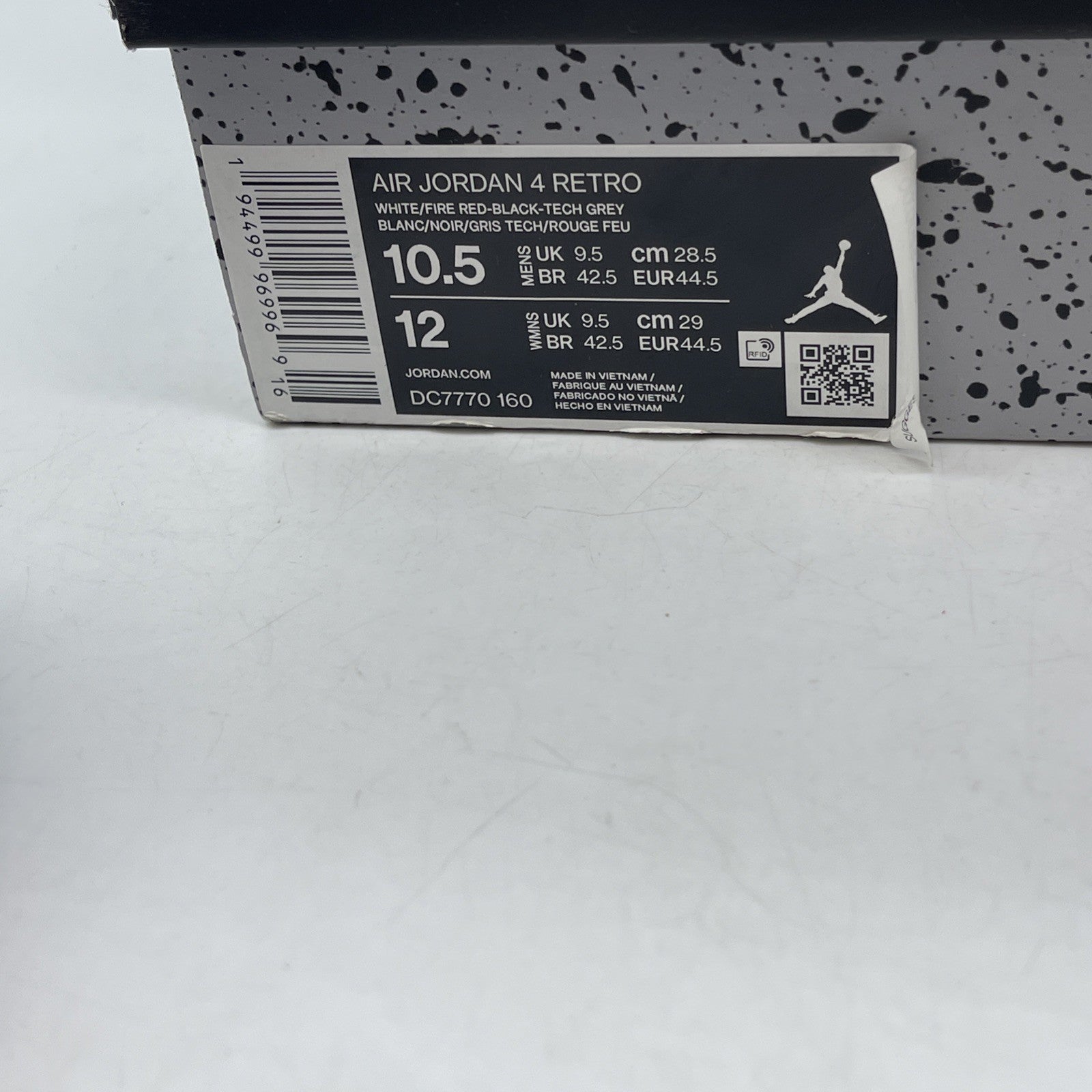Size 10.5 - Air Jordan 4 Retro OG Mid Fire Red (DC7770-160)