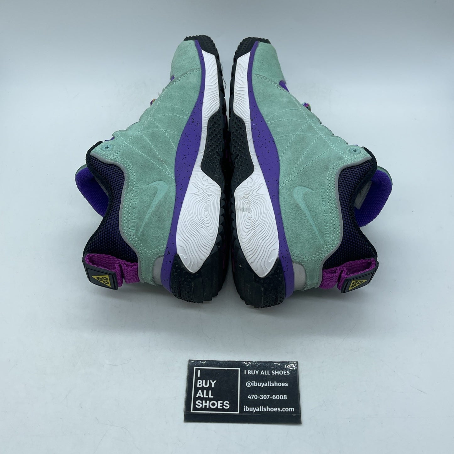 Size 9 - Nike ACG Dog Mountain Emerald Rise Purple Blue Suede (AQ0916-300)