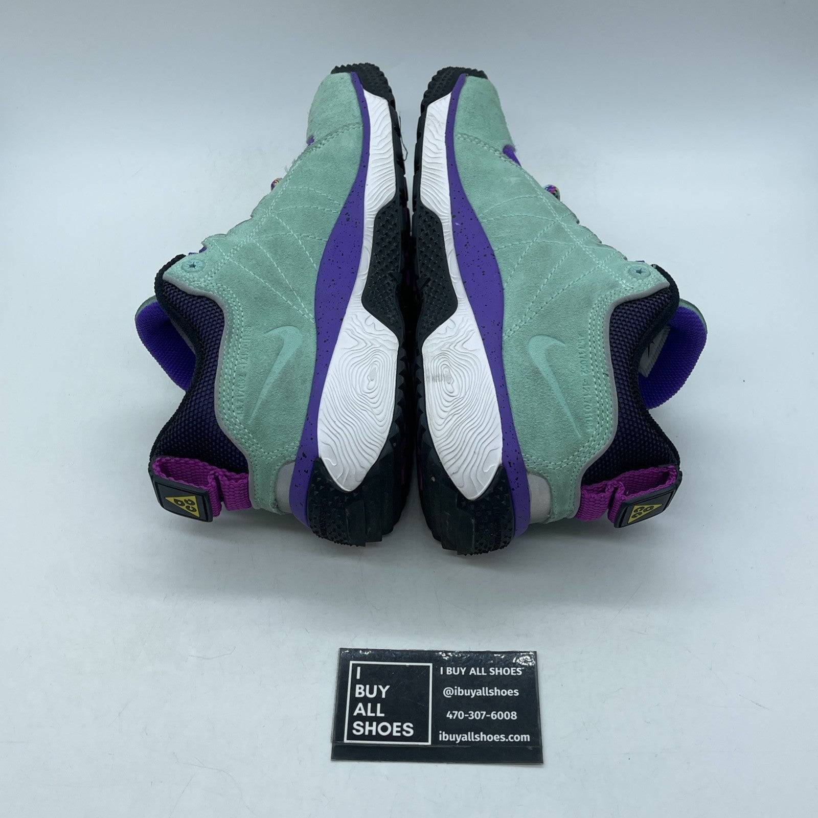 Size 9 - Nike ACG Dog Mountain Emerald Rise Purple Blue Suede (AQ0916-300)
