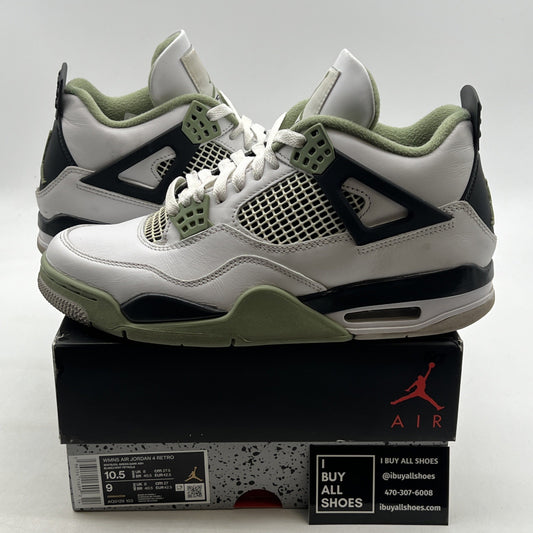 Size 10.5 - Air Jordan 4 Retro Mid Seafoam W (AQ9129-103)