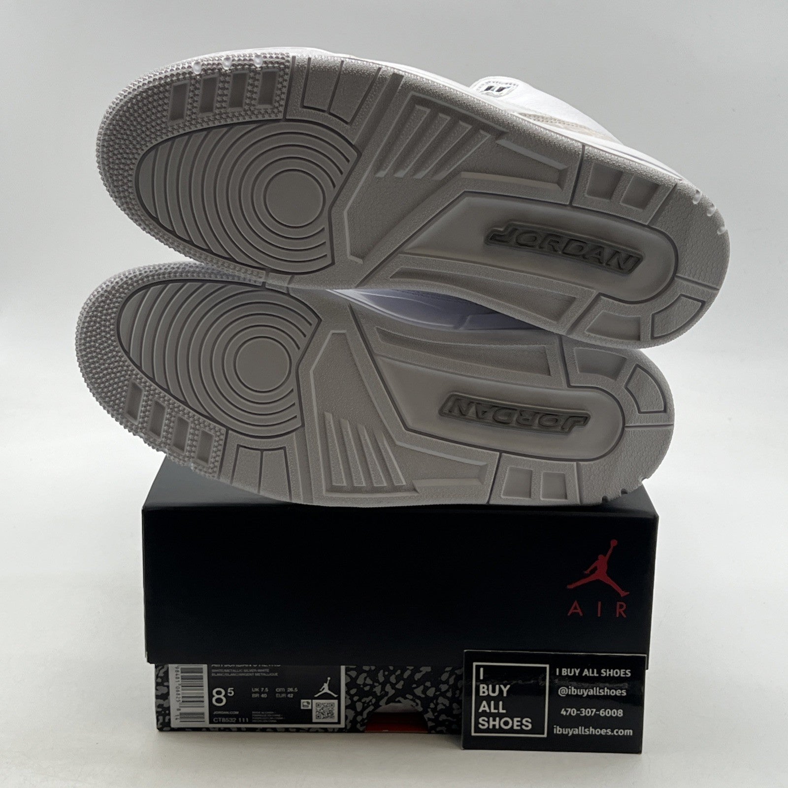 Size 8.5 - Air Jordan 3 Retro 2025 Pure Money (CT8532-111)