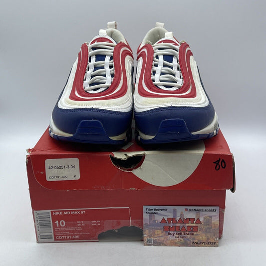 Size 10 - Nike Air Max 97 City Pride Dallas Away Suede Leather (CD7791-400)