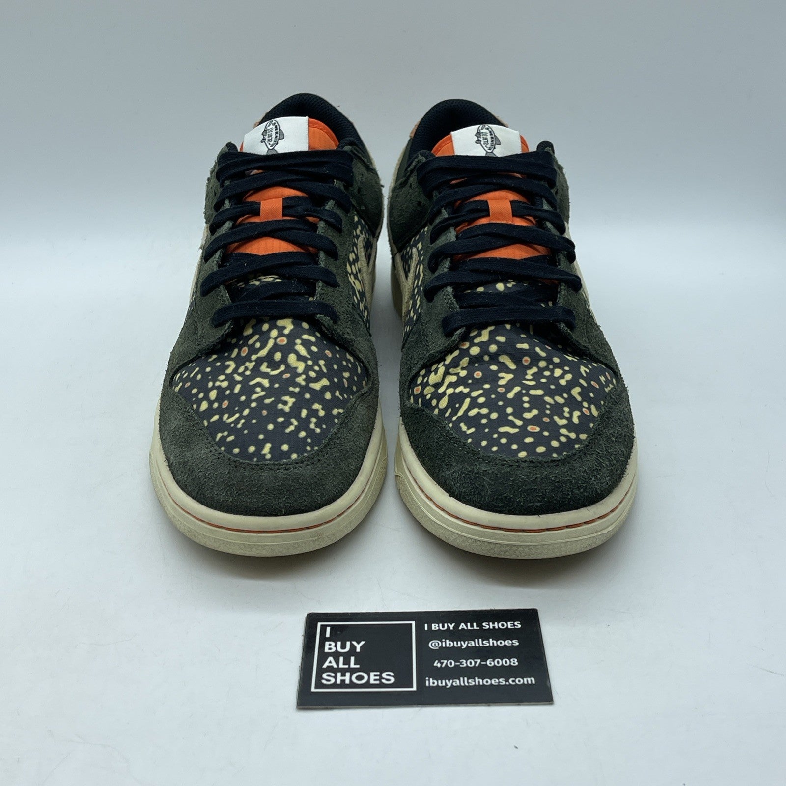 Size 12 - Nike Dunk SE Low Gone Fishing - Rainbow Trout Suede (FN7523-300)