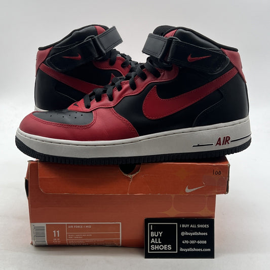 Size 11 - Nike Air Force 1 Mid Bred (306352-063)