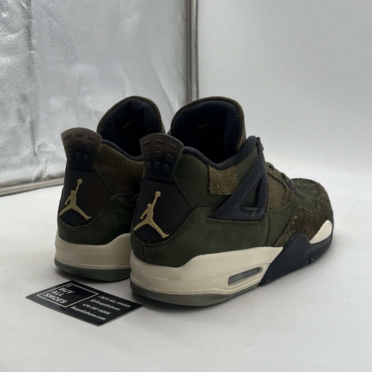 Size 10.5 - Air Jordan 4 SE Retro Low Craft - Olive (FB9927-200)