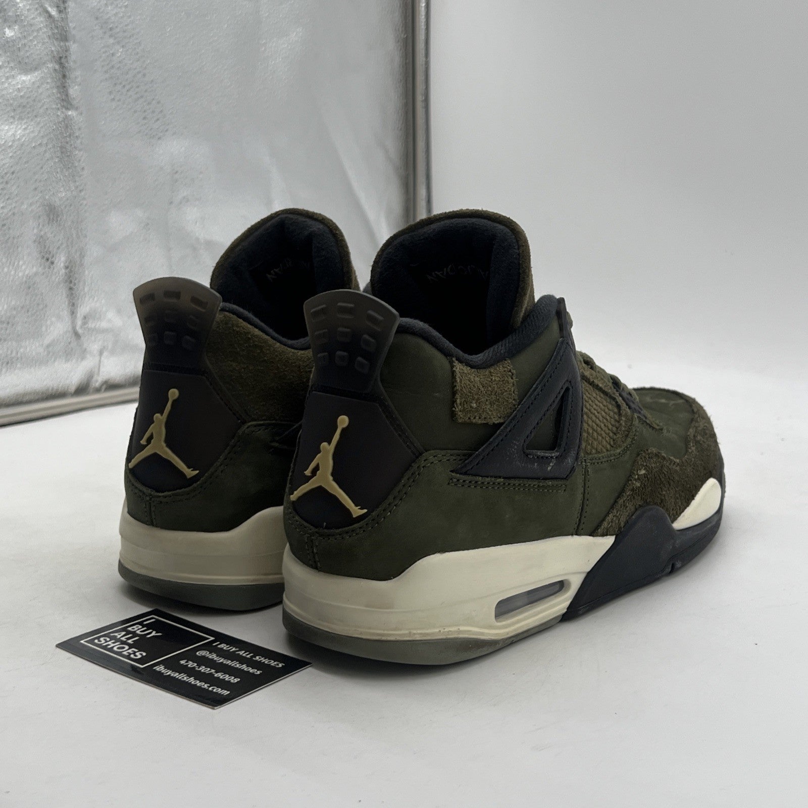 Size 10.5 - Air Jordan 4 SE Retro Low Craft - Olive (FB9927-200)