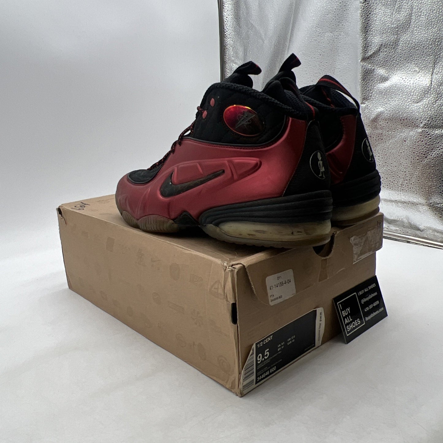 Size 9.5 - Nike 1/2 Cent Cranberry (344646-600)