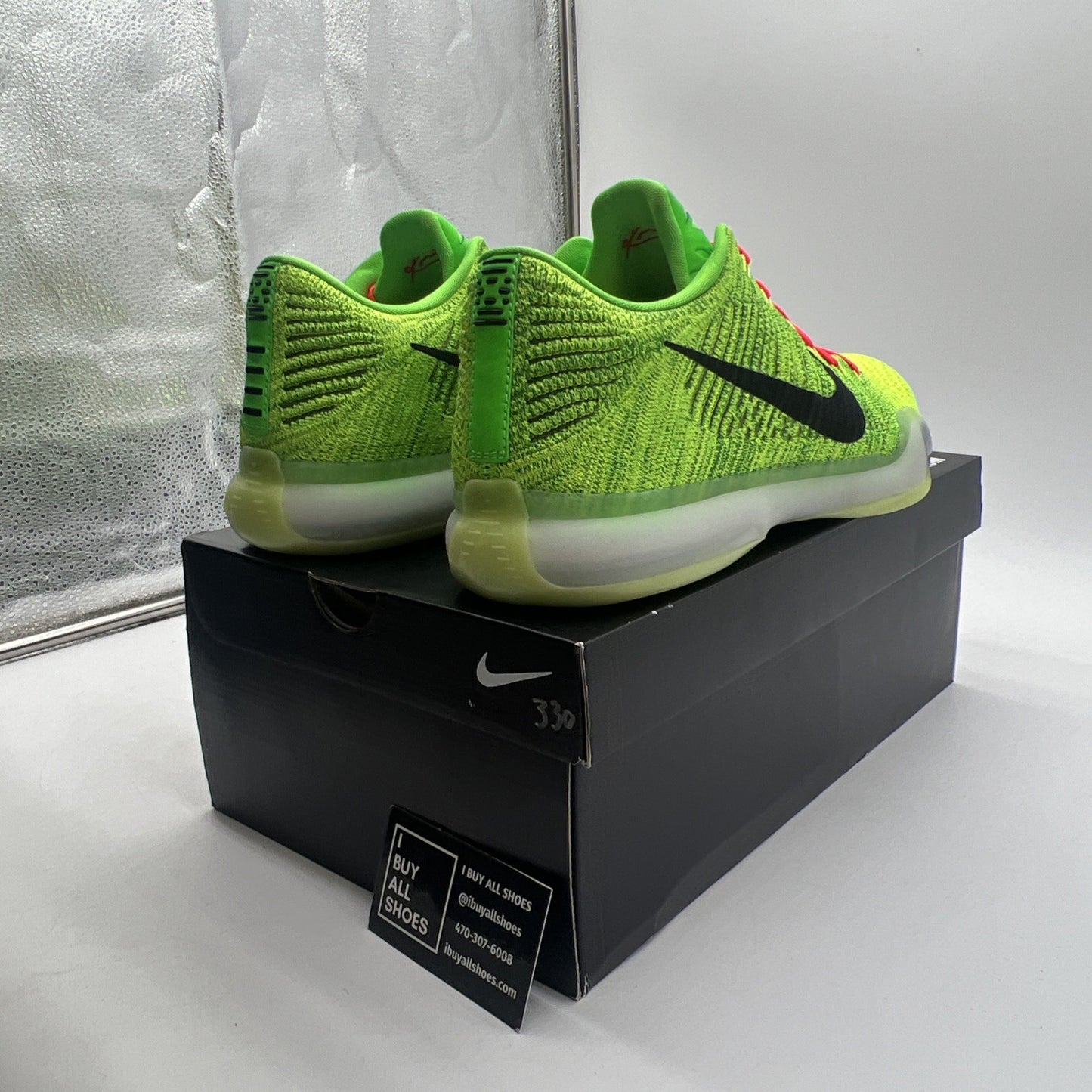 Size 13 - Nike iD Kobe 10 Men's Grinch NWB DS (802817-901)