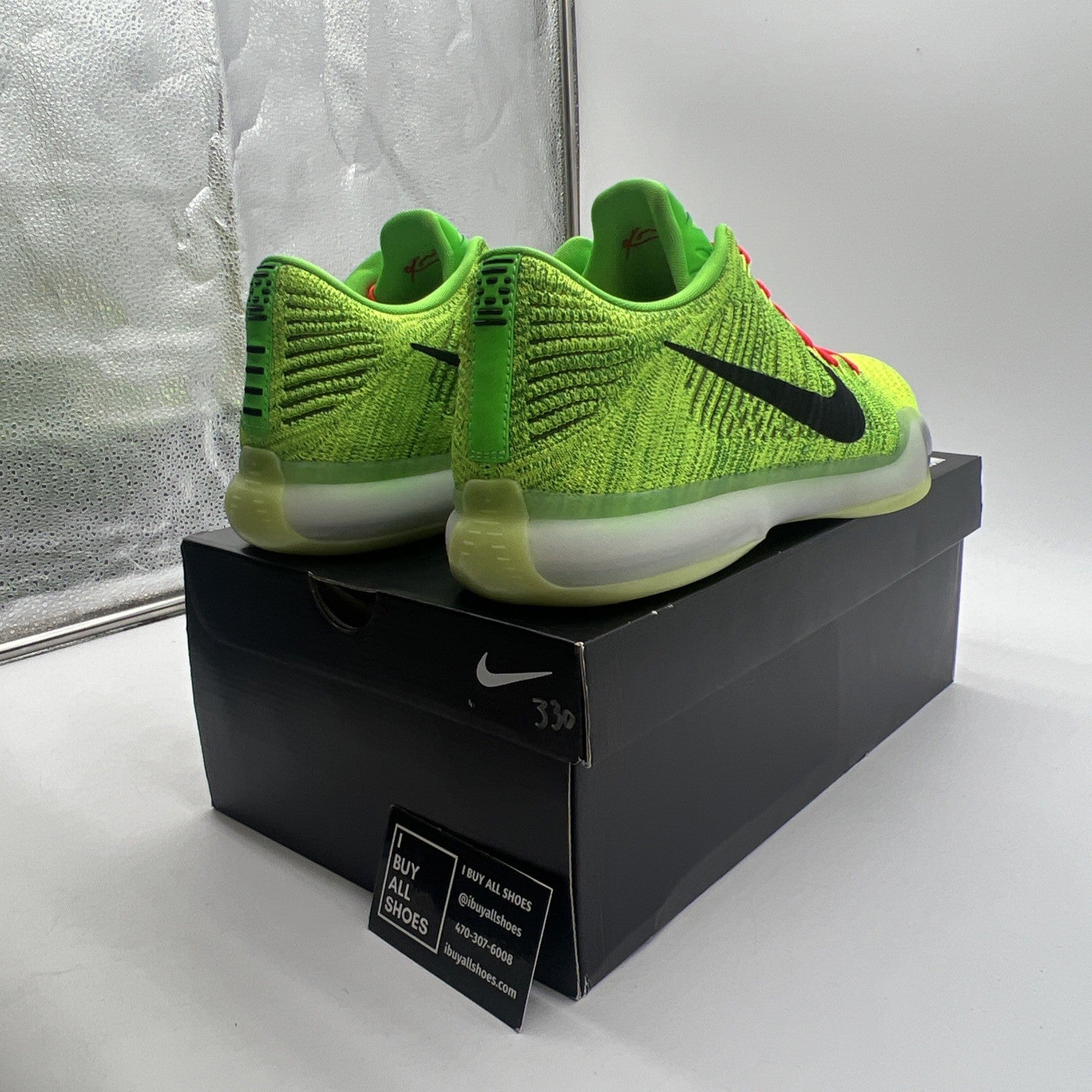 Size 13 - Nike iD Kobe 10 Men's Grinch NWB DS (802817-901)