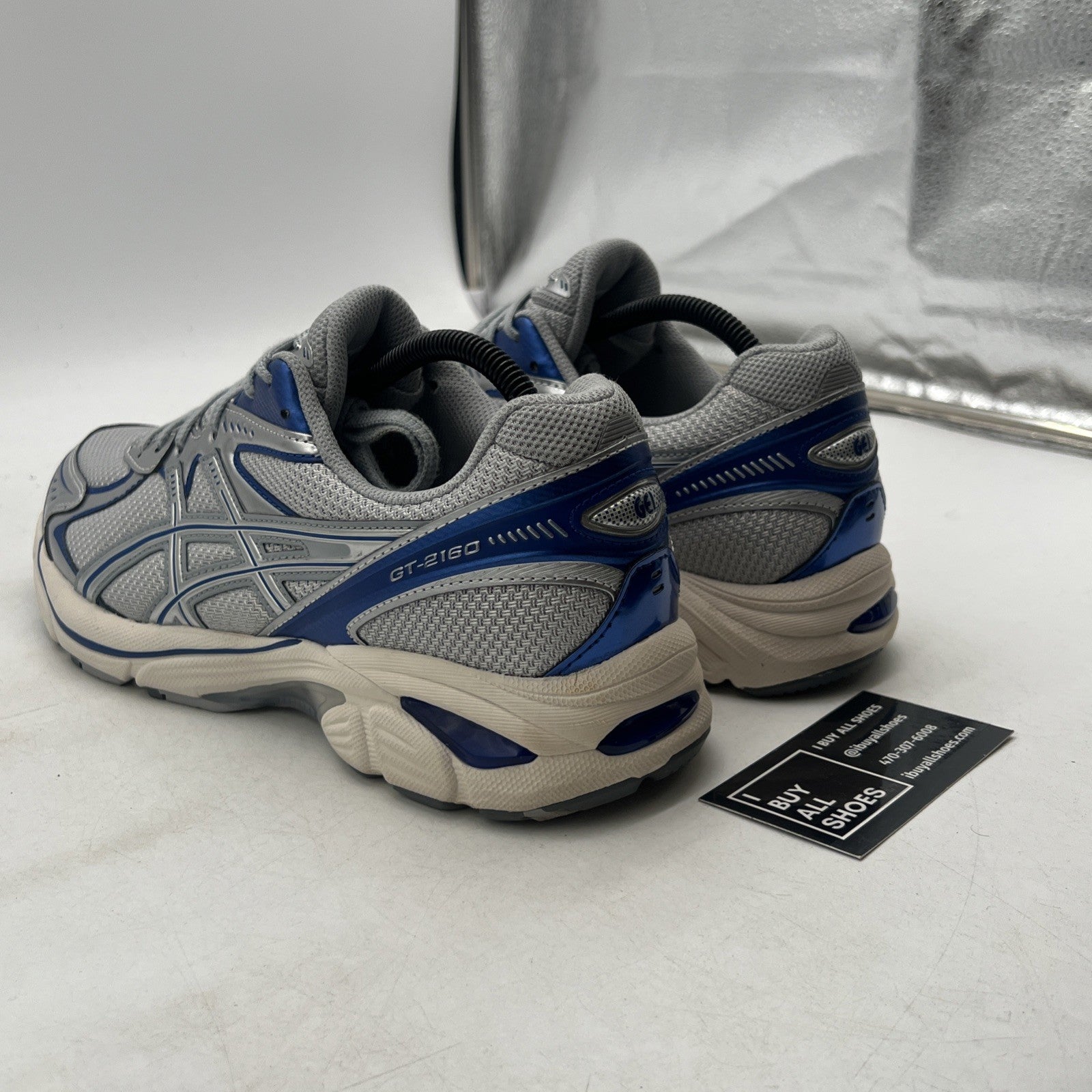 Size 10 - ASICS GT 2160 Piedmont Grey Deep Marine (1203A604-020)