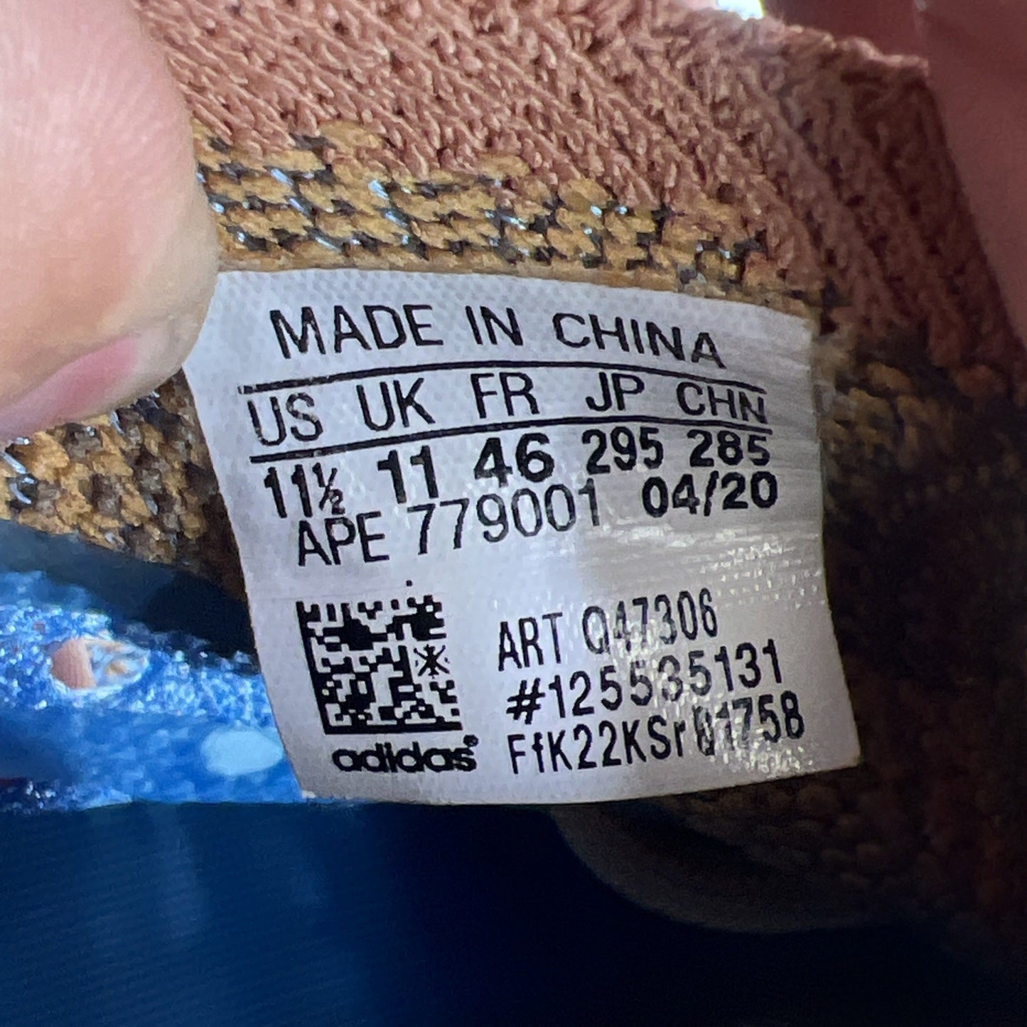 Size 11.5 - adidas Yeezy Boost 380 Blue Oat Non-Reflective (Q47306)