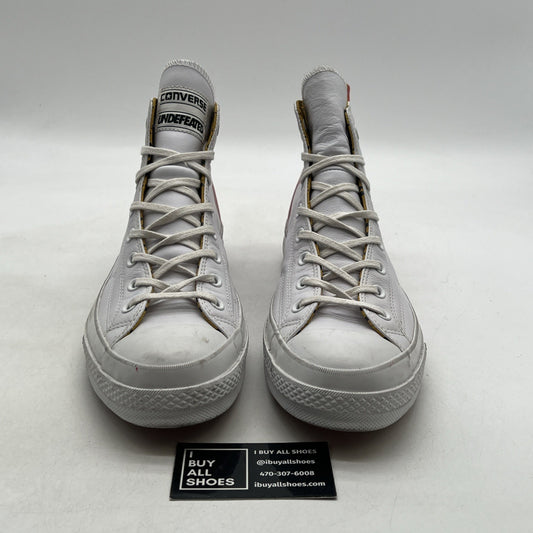 Size 12 - Converse Undefeated x Chuck 70 High White Red (148632C)