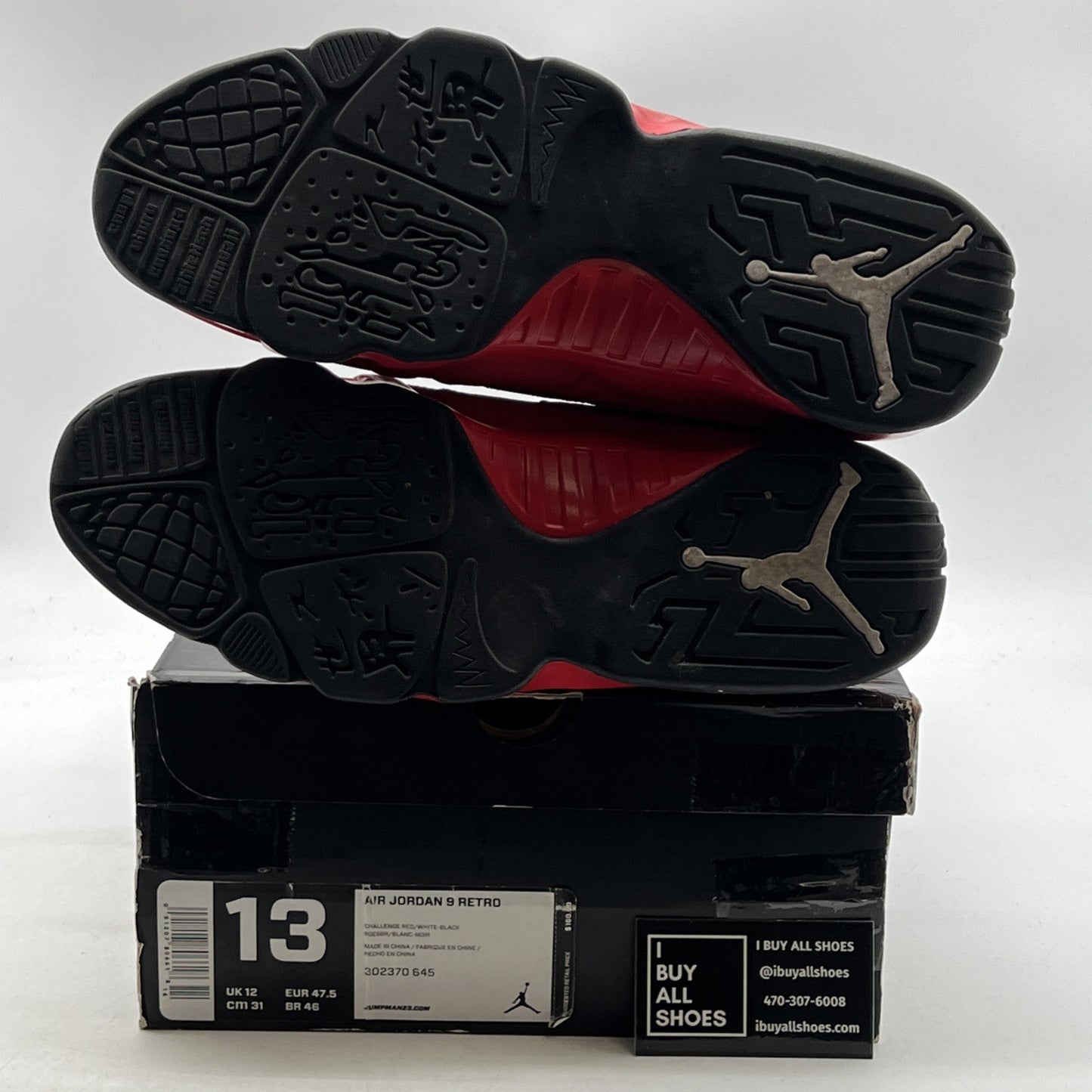Size 13 - Air Jordan 9 Retro Motorboat Jones (302370-645)