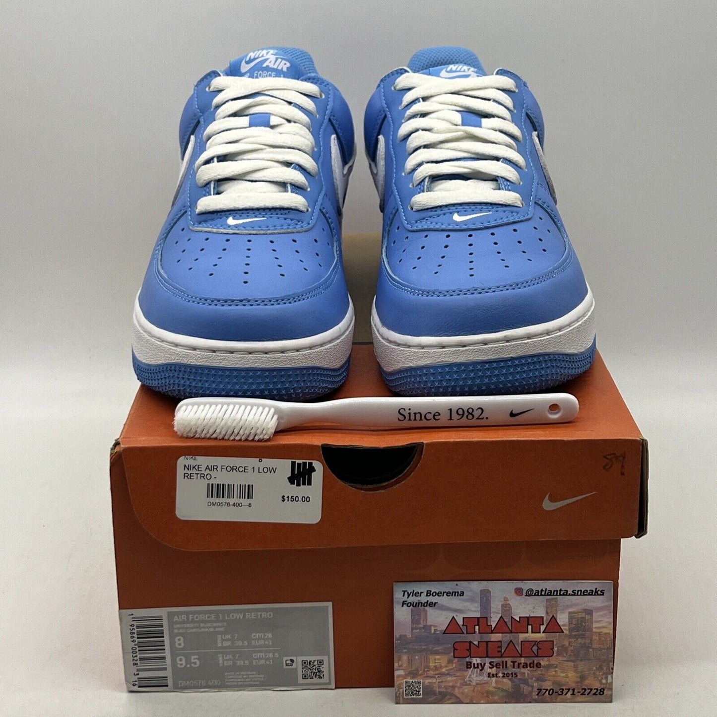 Size 8 - Nike Air Force 1 Low Color of the Month - University Blue (DM0576-400)