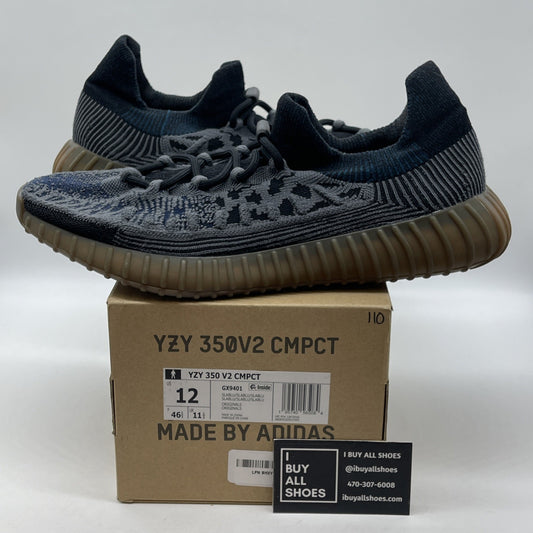 Size 12 - adidas Yeezy Boost 350 V2 CMPCT Slate Blue Grey Suede (GX9401)