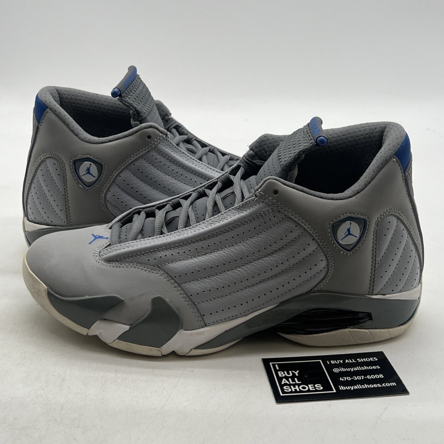 Size 11 - Air Jordan 14 Retro Wolf Grey (487471-004)