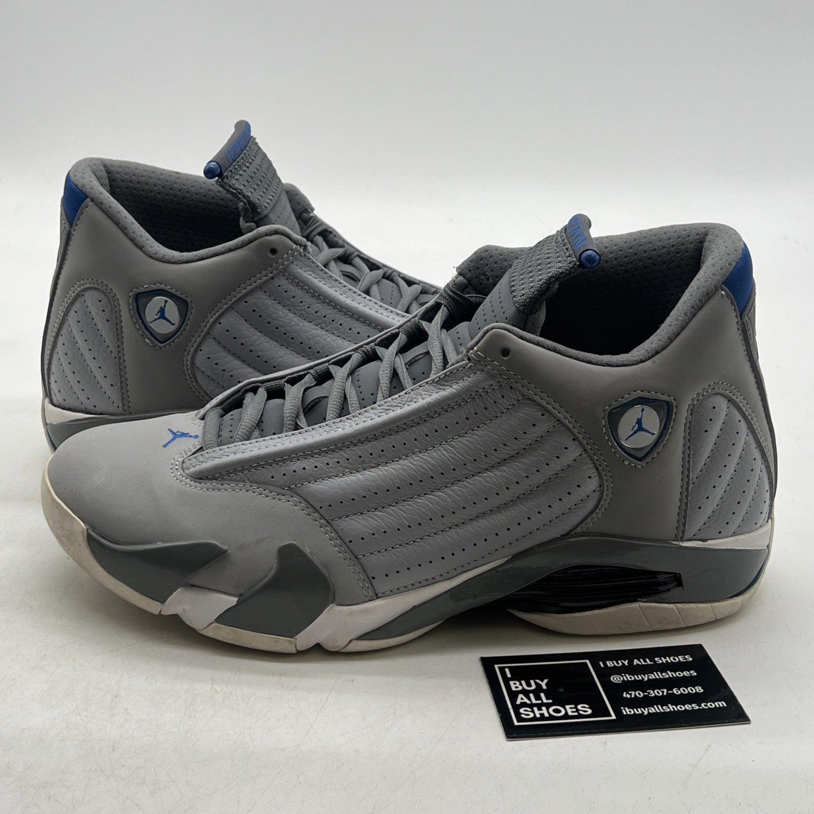 Size 11 - Air Jordan 14 Retro Wolf Grey (487471-004)
