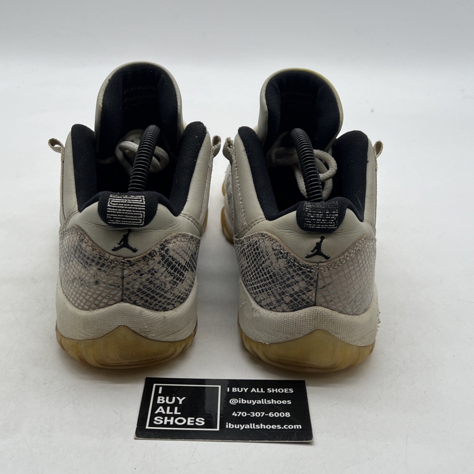 Size 8 - Air Jordan 11 Retro Low Light Bone Snakeskin (CD6864-002)