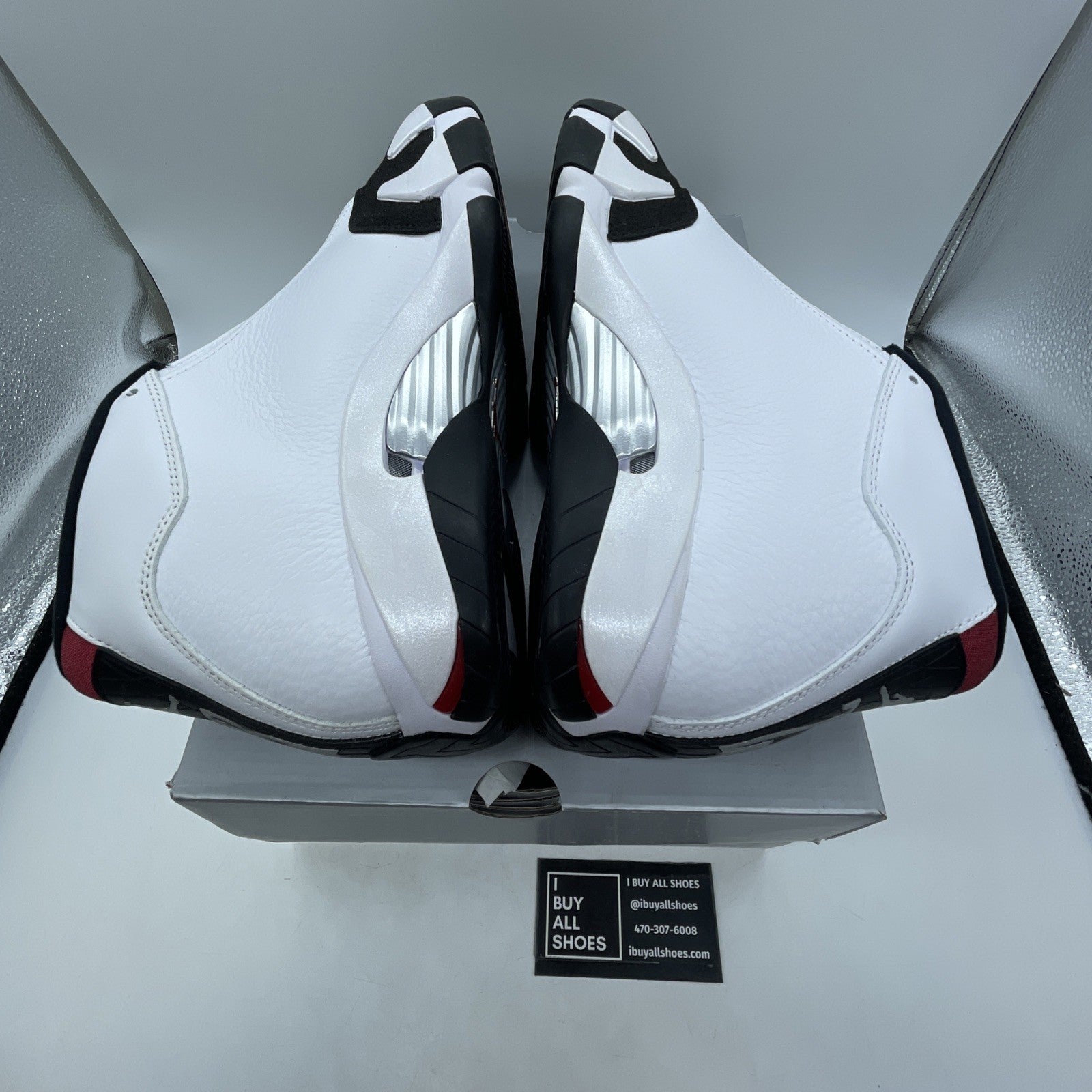 Size 10 - Air Jordan 14 Retro 2024 Black Toe (487471-160)