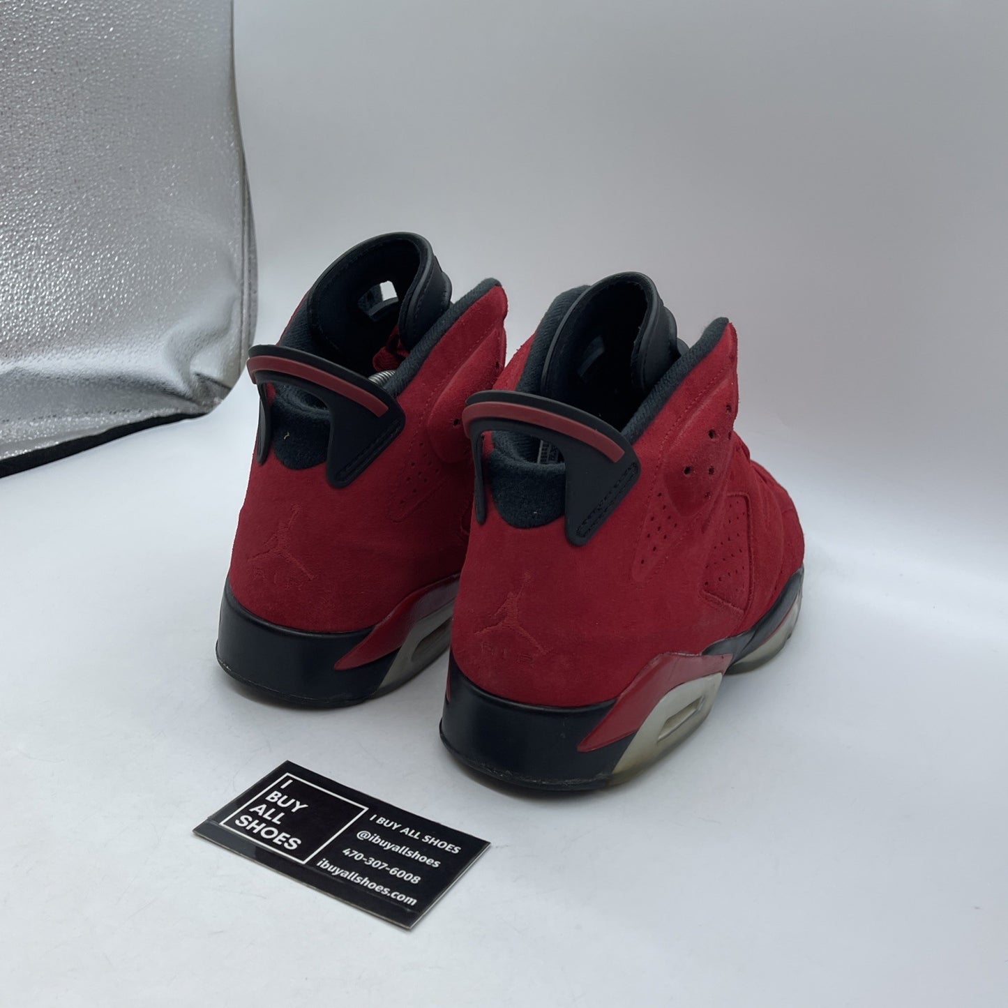 Size 10 - Air Jordan 6 Retro Toro Bravo Red Black Suede (CT8529-600)