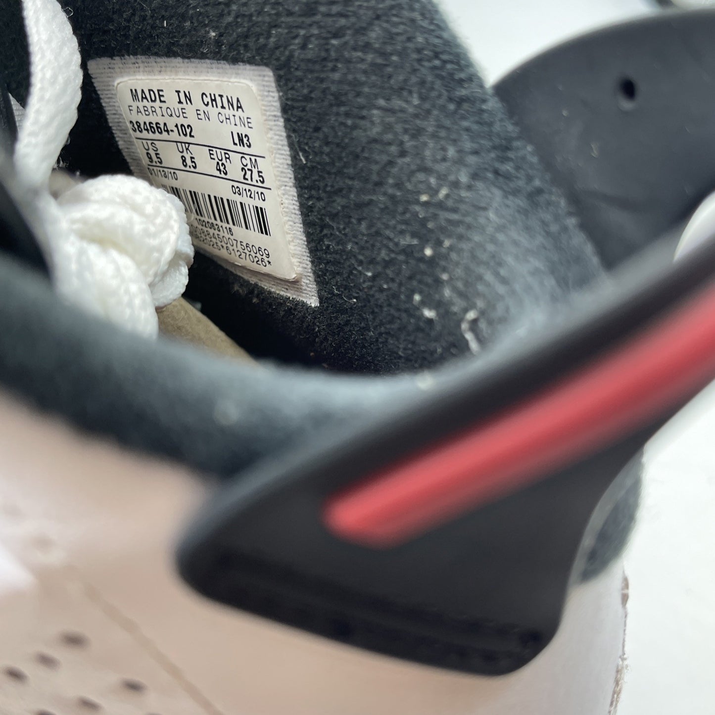 Size 9.5 - Air Jordan 6 Retro Bulls (384664-102)