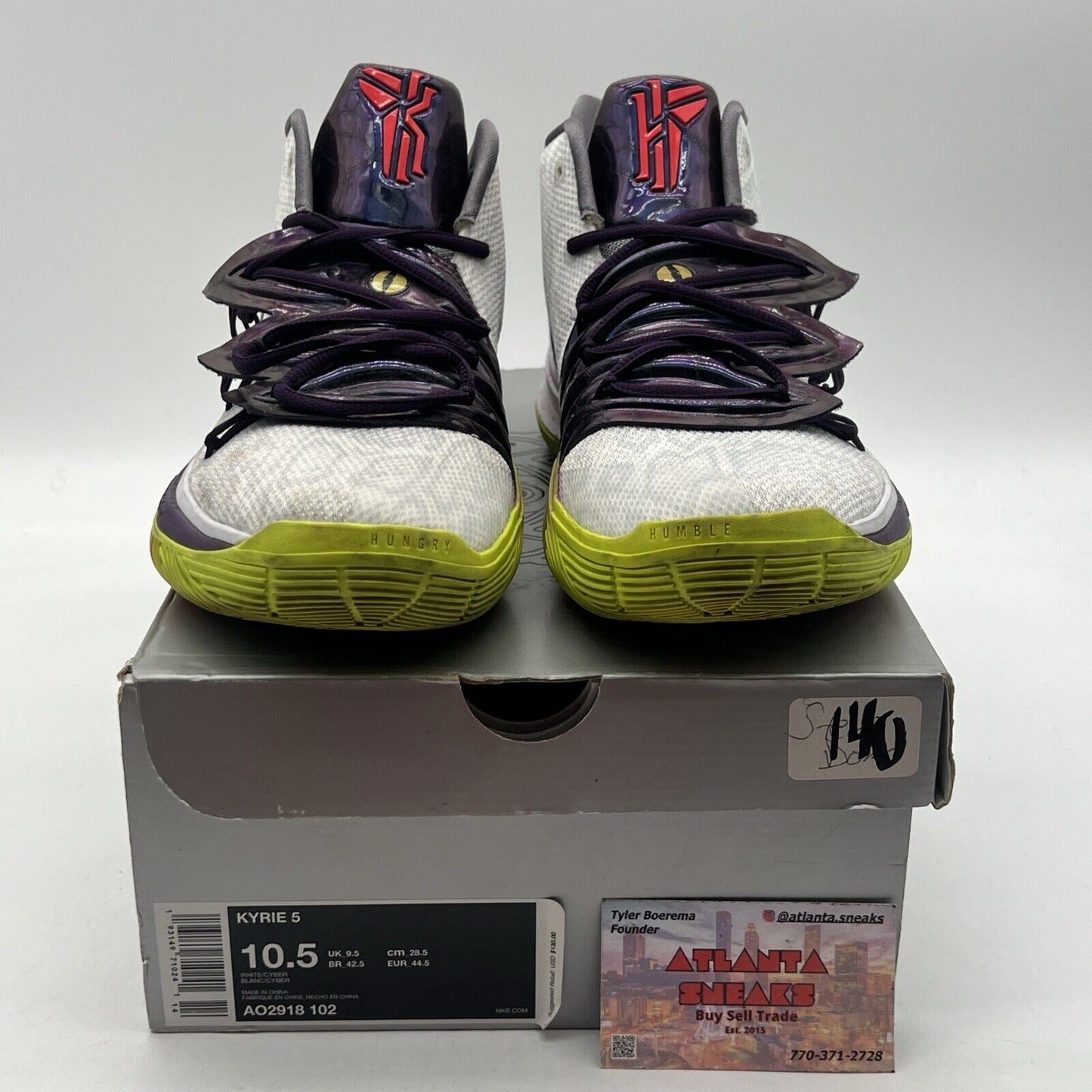 Size 10.5 - Nike Kyrie 5 Mamba Mentality Green Purple (AO2918-102)