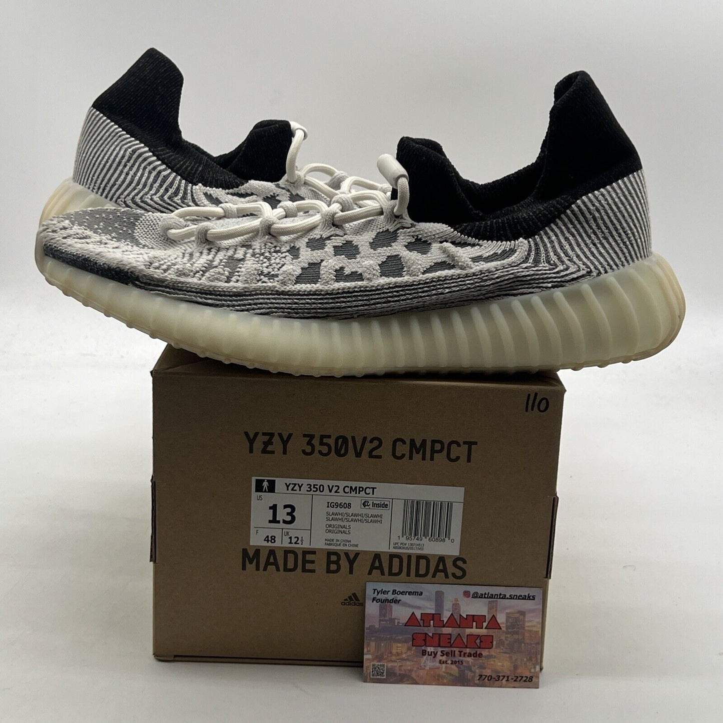Size 13 - adidas Yeezy Boost 350 V2 CMPCT Panda (IG9608)