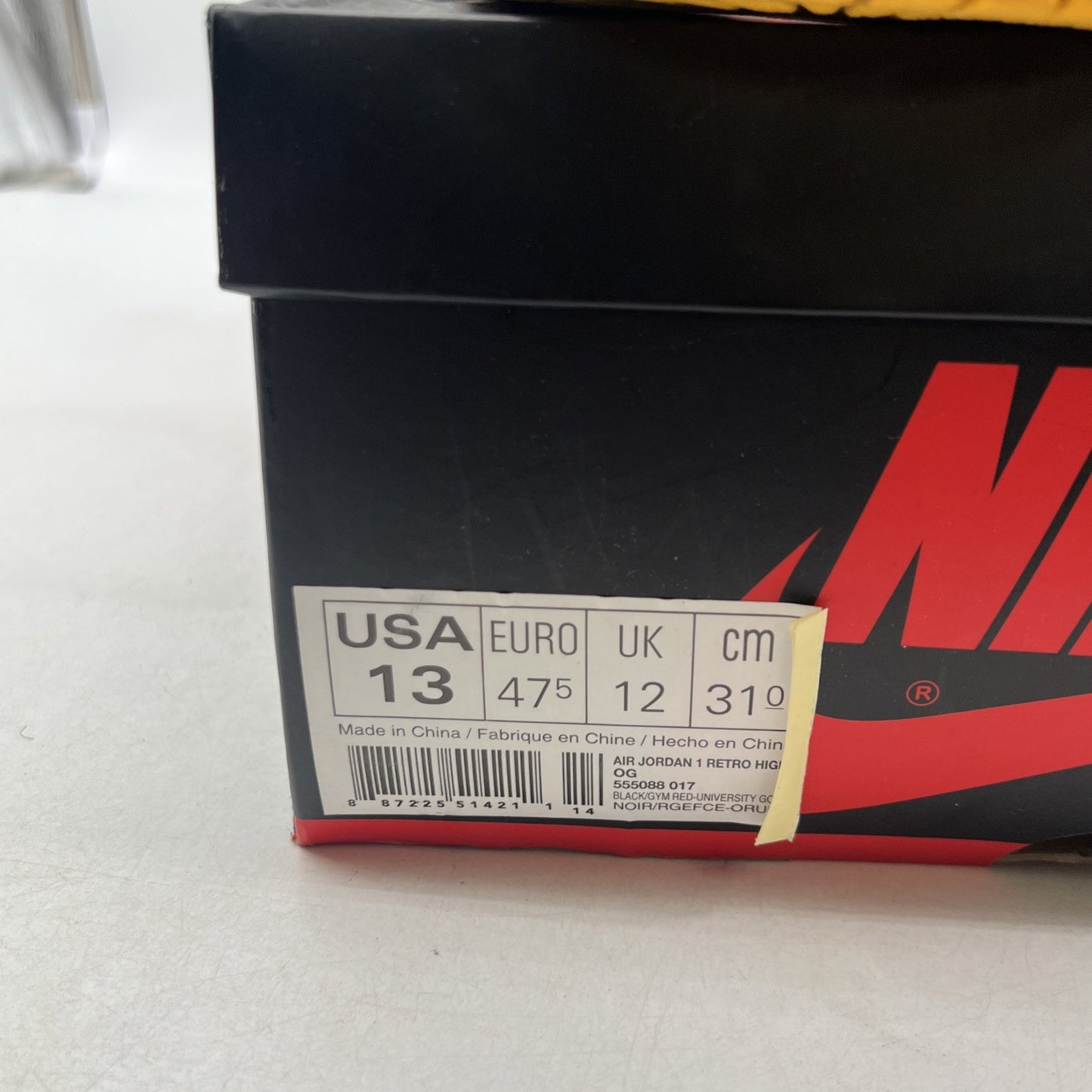 Size 13 - Air Jordan 1 Retro OG High Highlight Reel (555088-017)