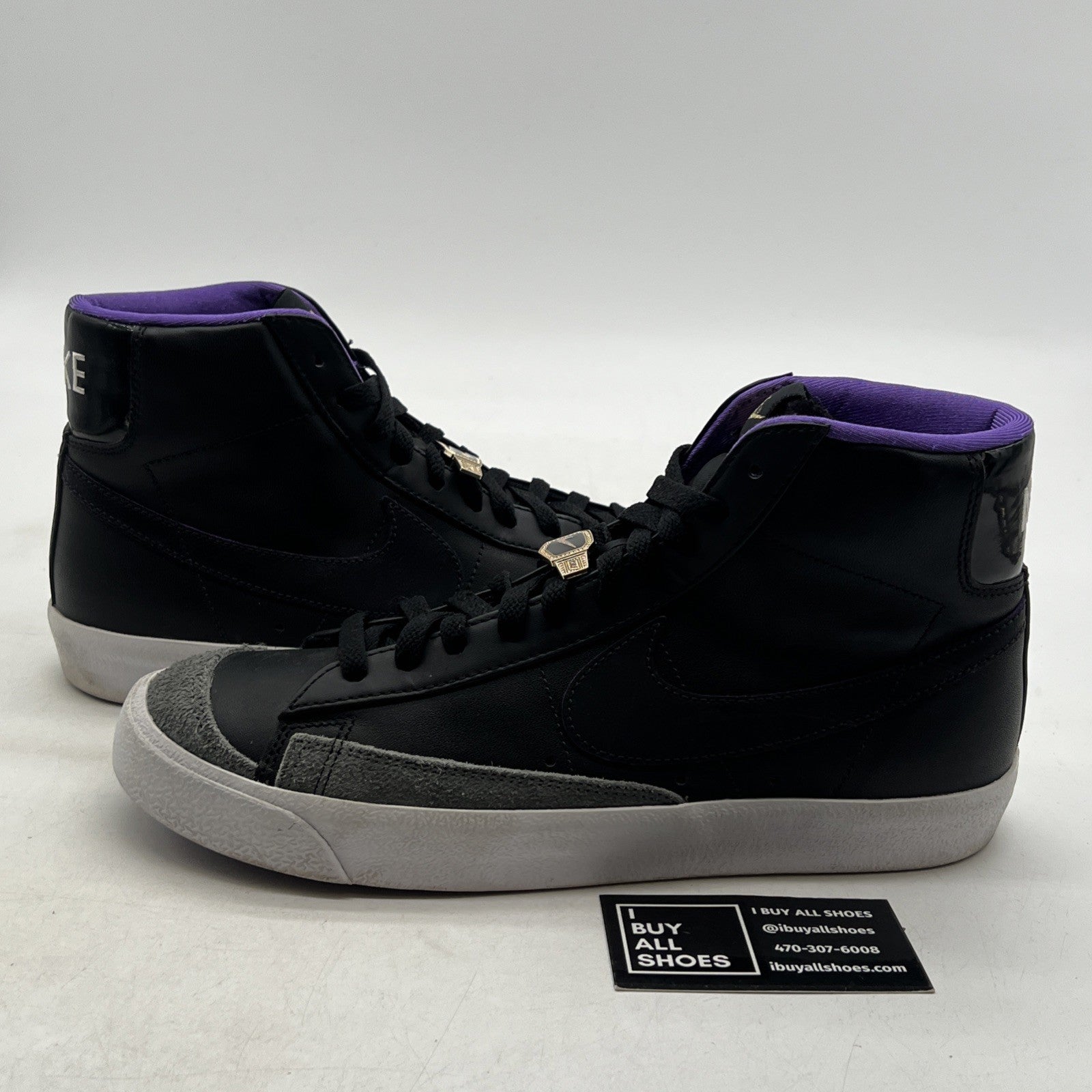 Size 9.5 - Nike Blazer '77 EMB Mid World Champ - Black (DQ8767-001)
