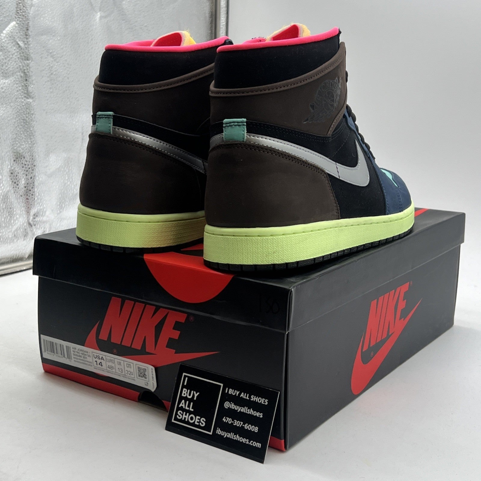 Size 14 - Air Jordan 1 Retro High Tokyo Bio Hack (555088-201)