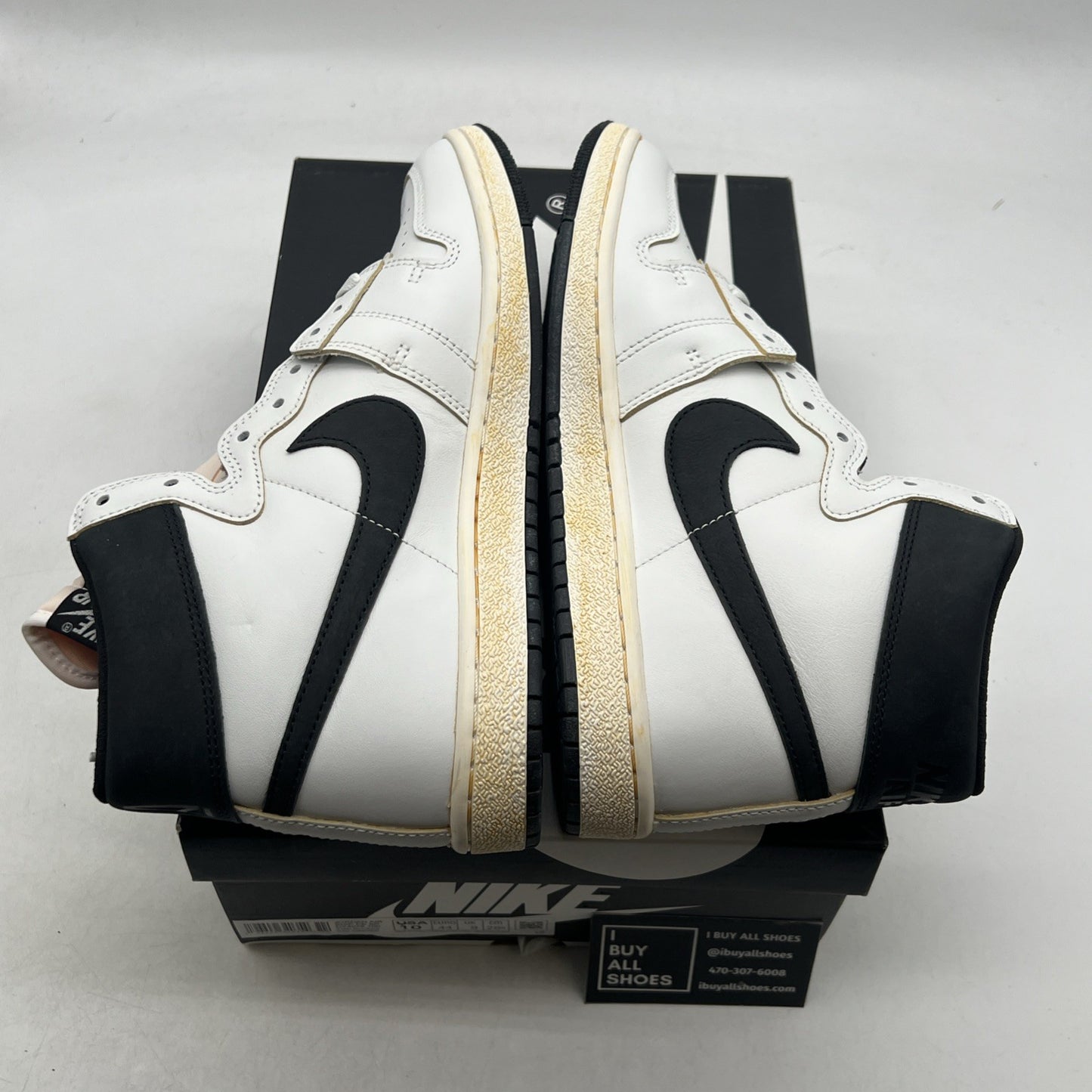 Size 10 - Air Jordan A Ma Maniére x Jordan Air Ship PE SP White Black
