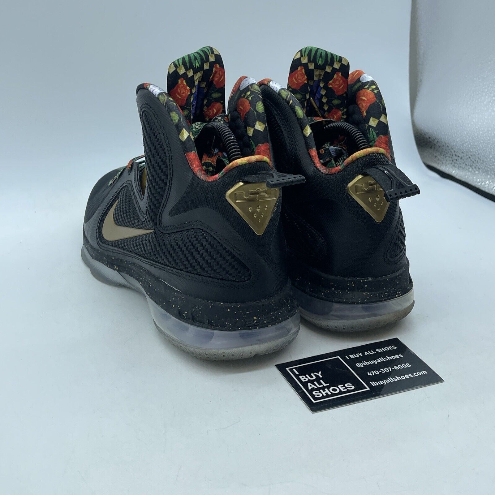Size 8 - Nike LeBron 9 2022 Watch The Throne Black Suede Leather (DO9353-001)