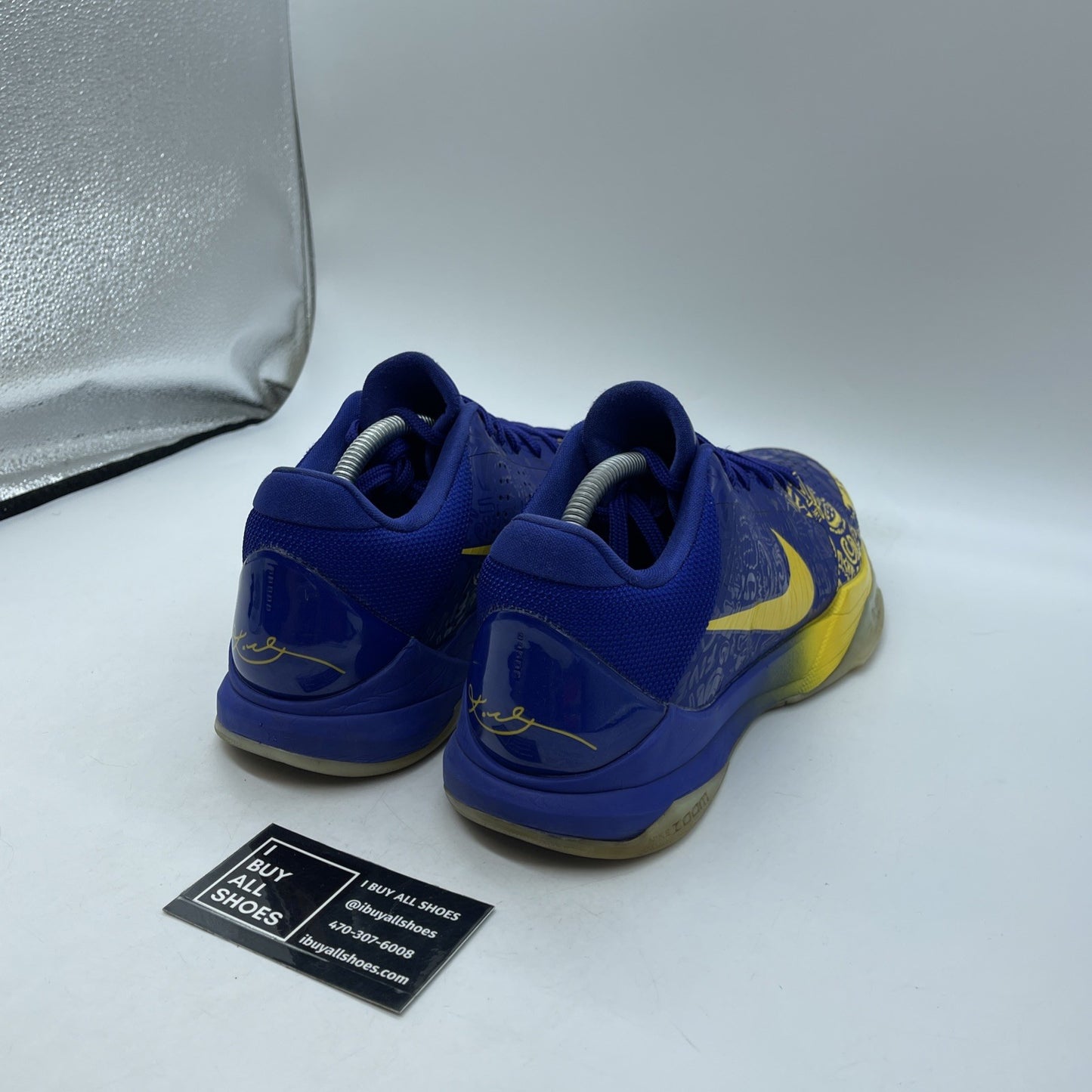 Size 10 - Nike Zoom Kobe 5 Protro 2020 5 Rings Blue Yellow Suede (CD4991400)