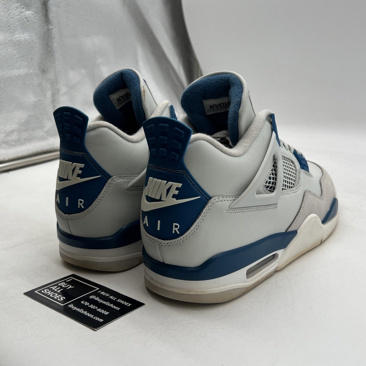 Size 10.5 - Air Jordan 4 Retro 2024 Military Blue (FV5029-141)