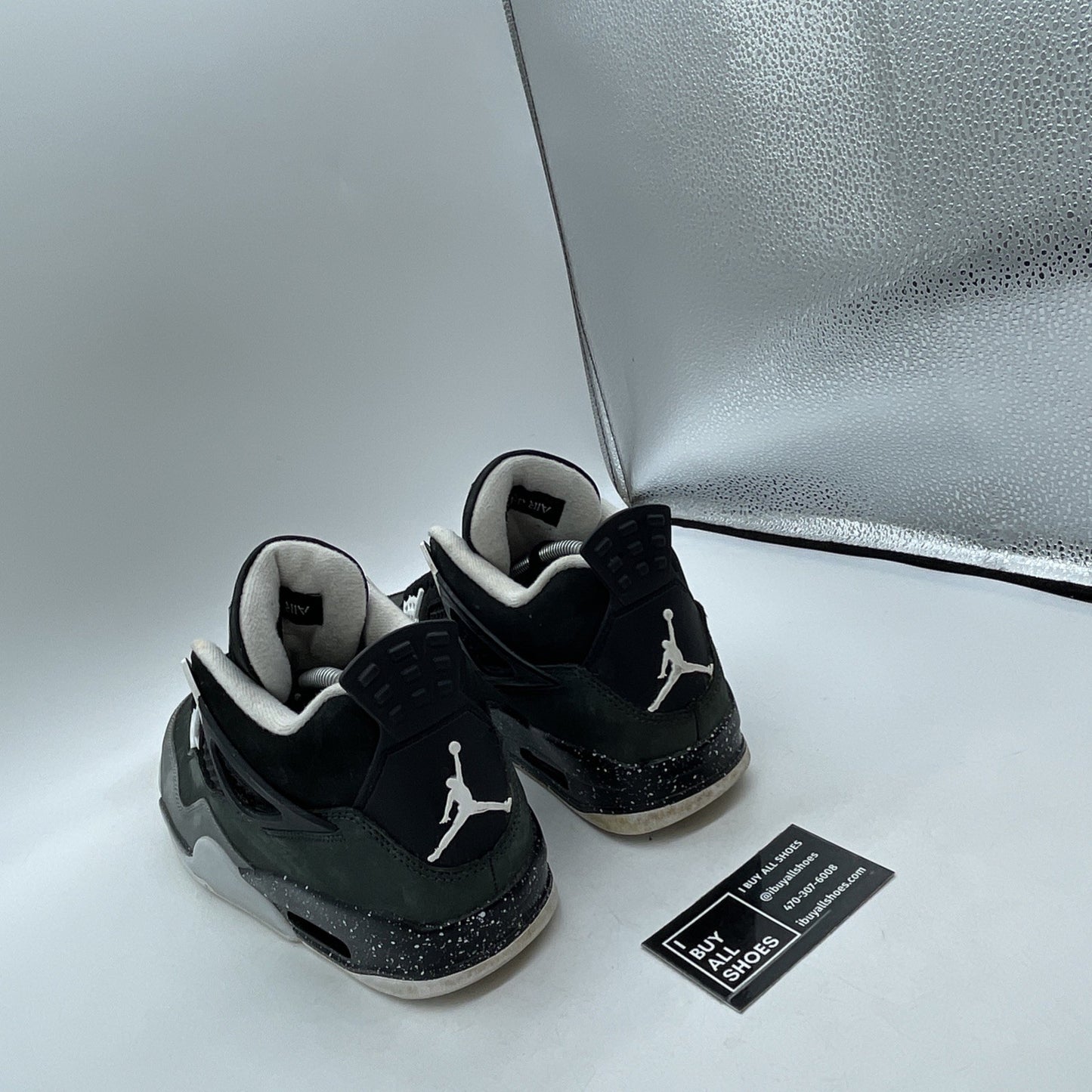 Size 9.5 - Air Jordan 4 Retro 2024 Fear Grey Black Suede (FQ8138-002)