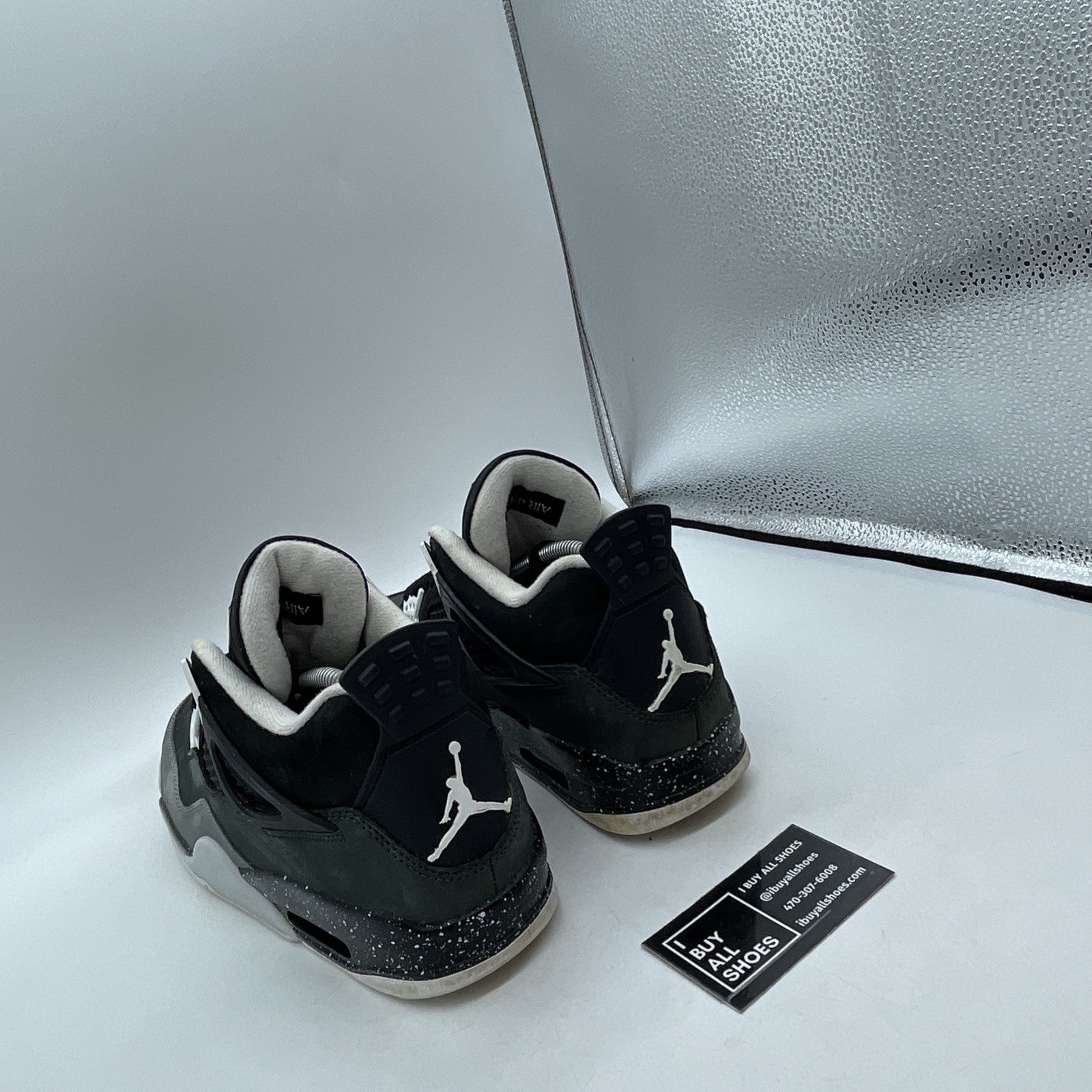 Size 9.5 - Air Jordan 4 Retro 2024 Fear Grey Black Suede (FQ8138-002)