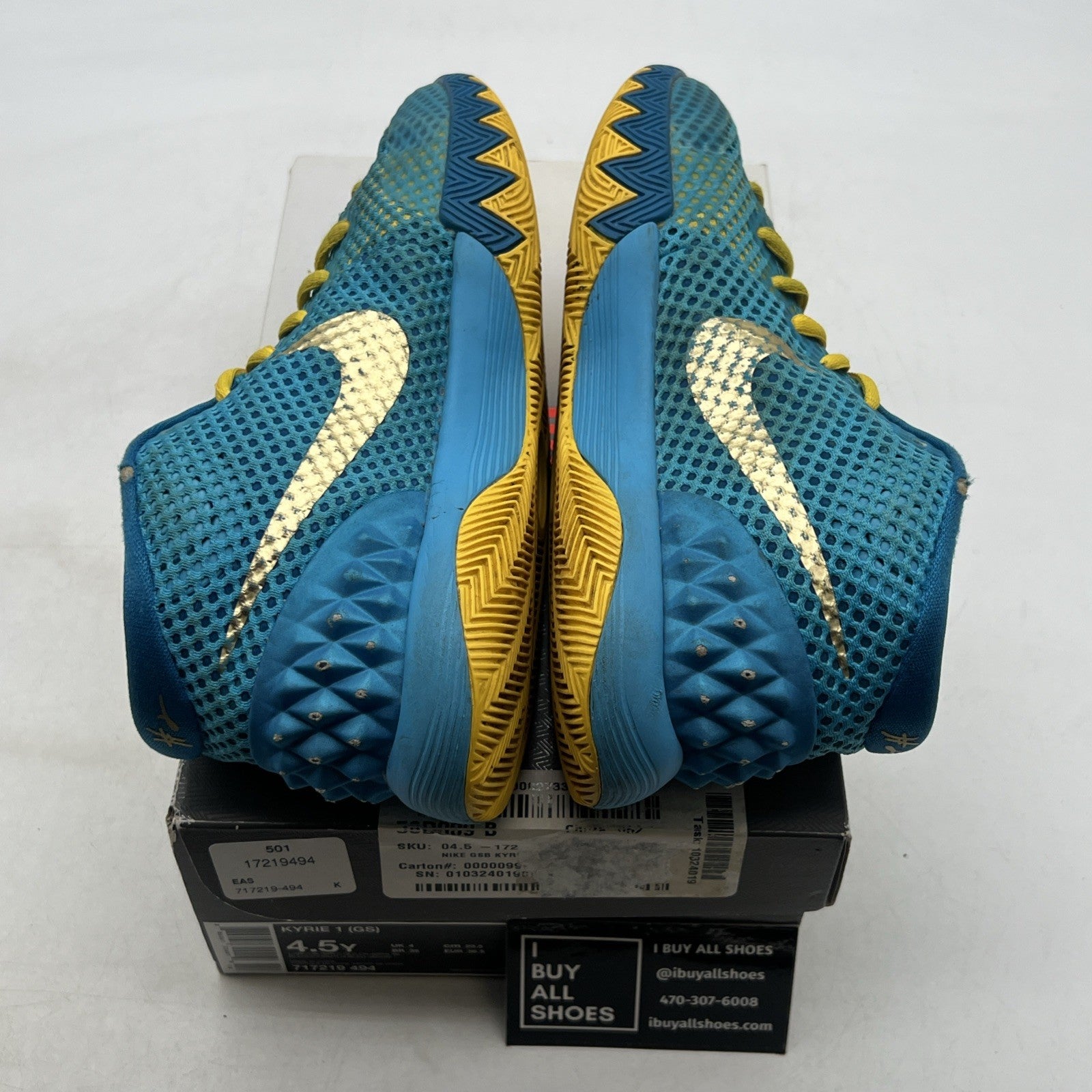 Size 4.5Y - Nike Kyrie 1 Cereal Basketball Sneakers (717219-494)