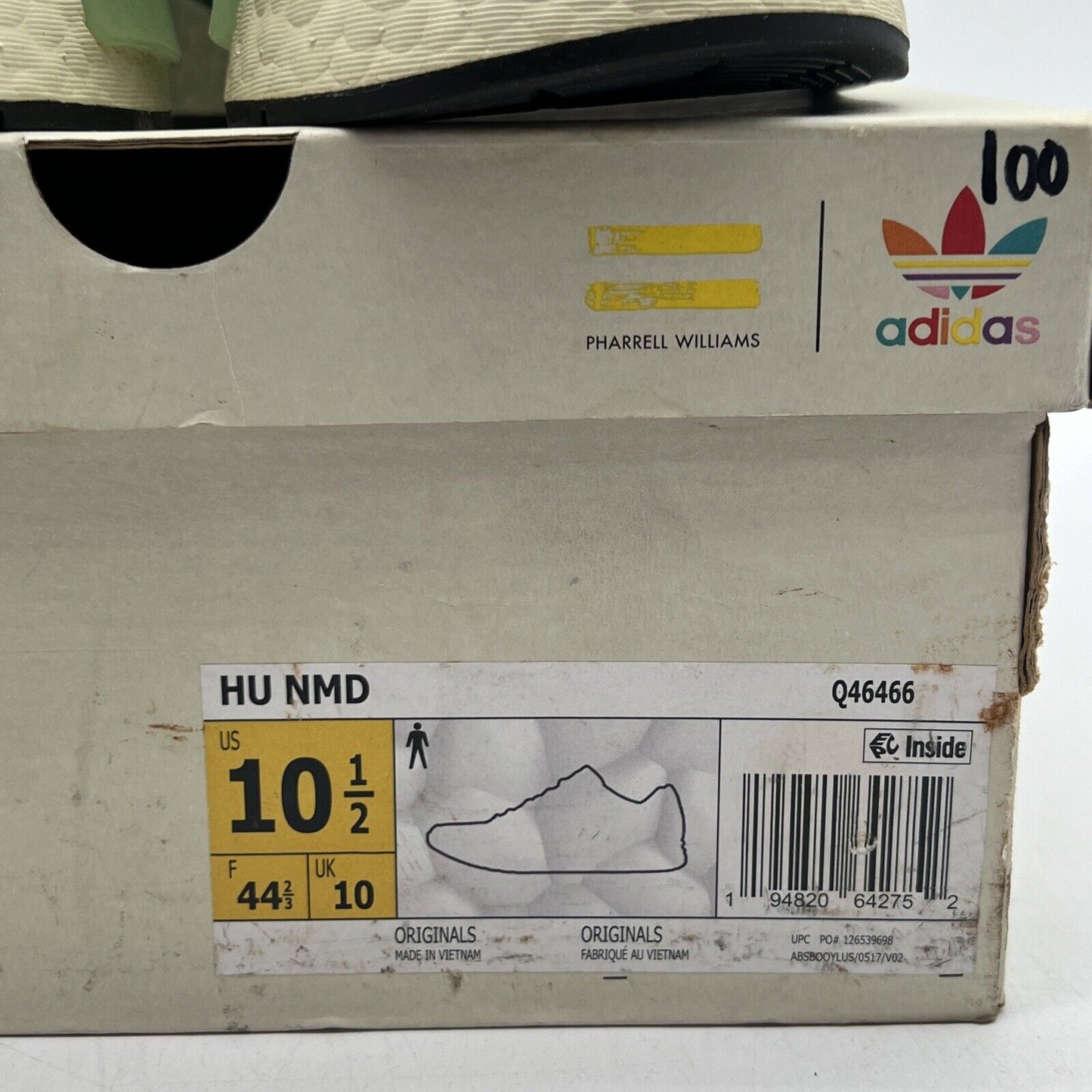 Size 10.5 - adidas Pharrell x NMD Human Race Dash Green (Q46466)